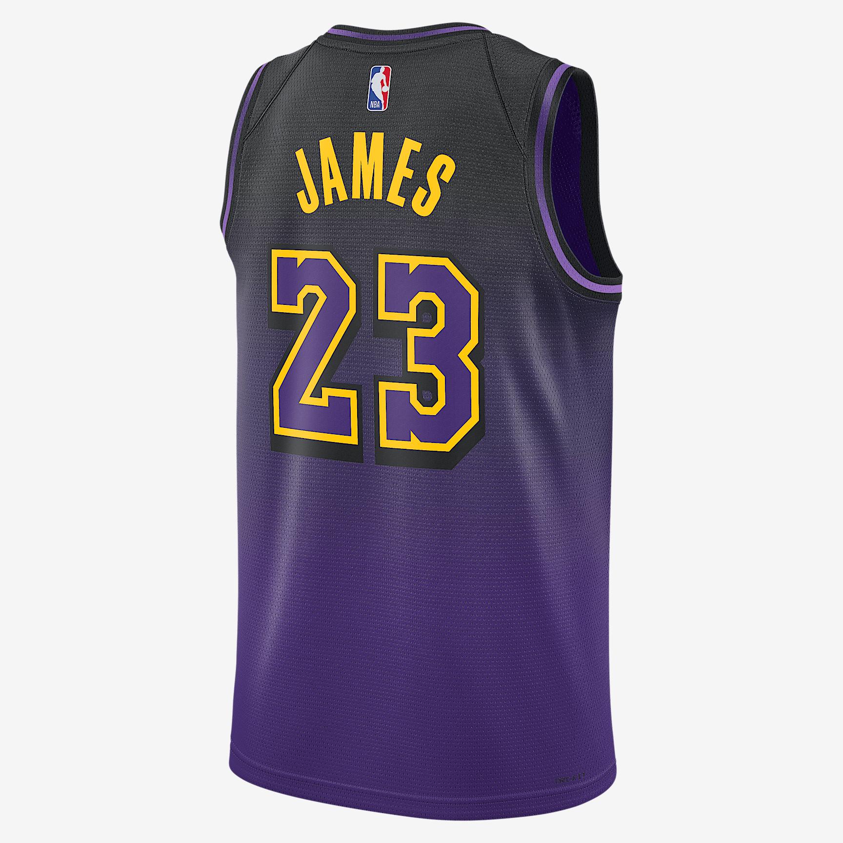 LeBron James Los Angeles Lakers 2024/25 City Edition Men's Nike Dri-FIT NBA Swingman Jersey Product Image