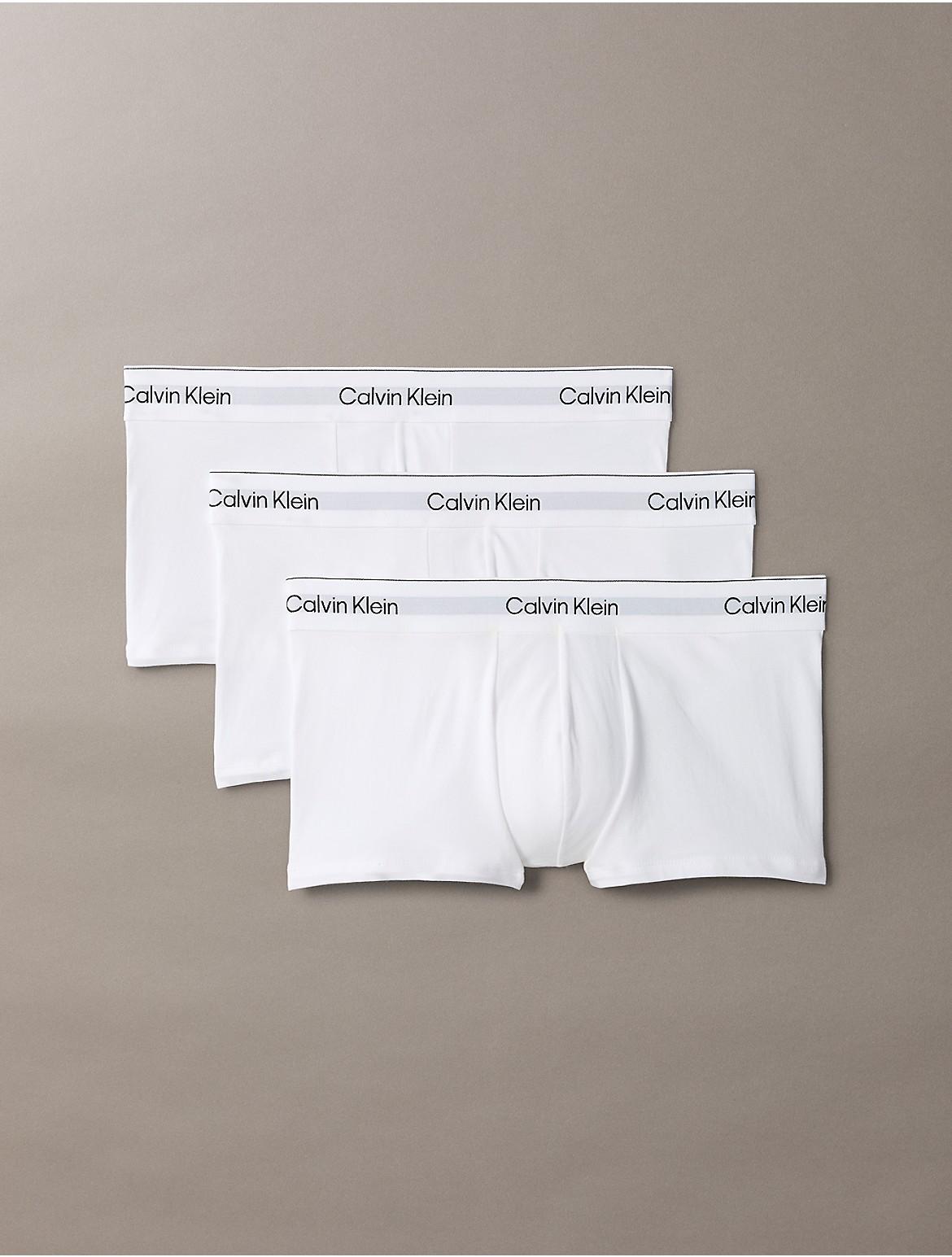 Calvin Klein Mens Icon Cotton Stretch 3-Pack Low Rise Trunk Product Image