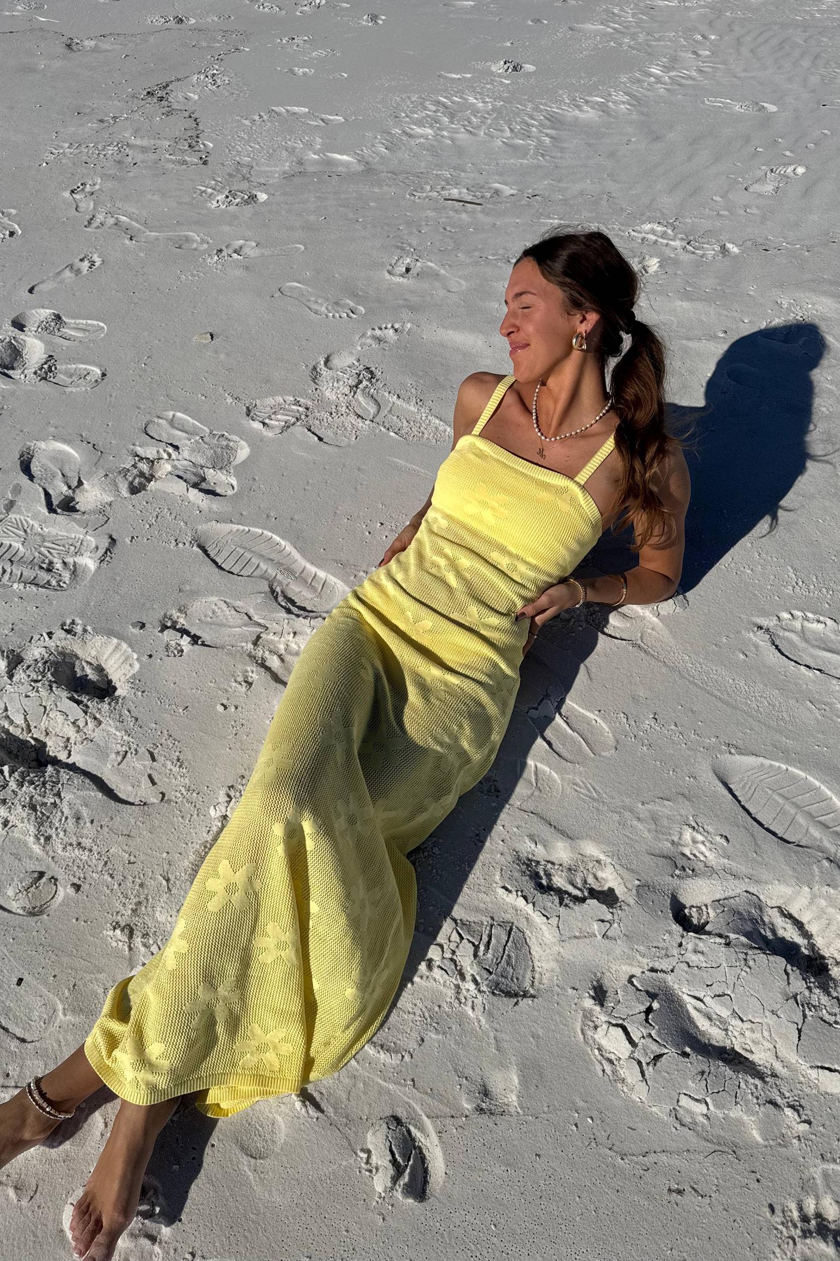 Conrad Dress Butter Blossom Jacquard Product Image