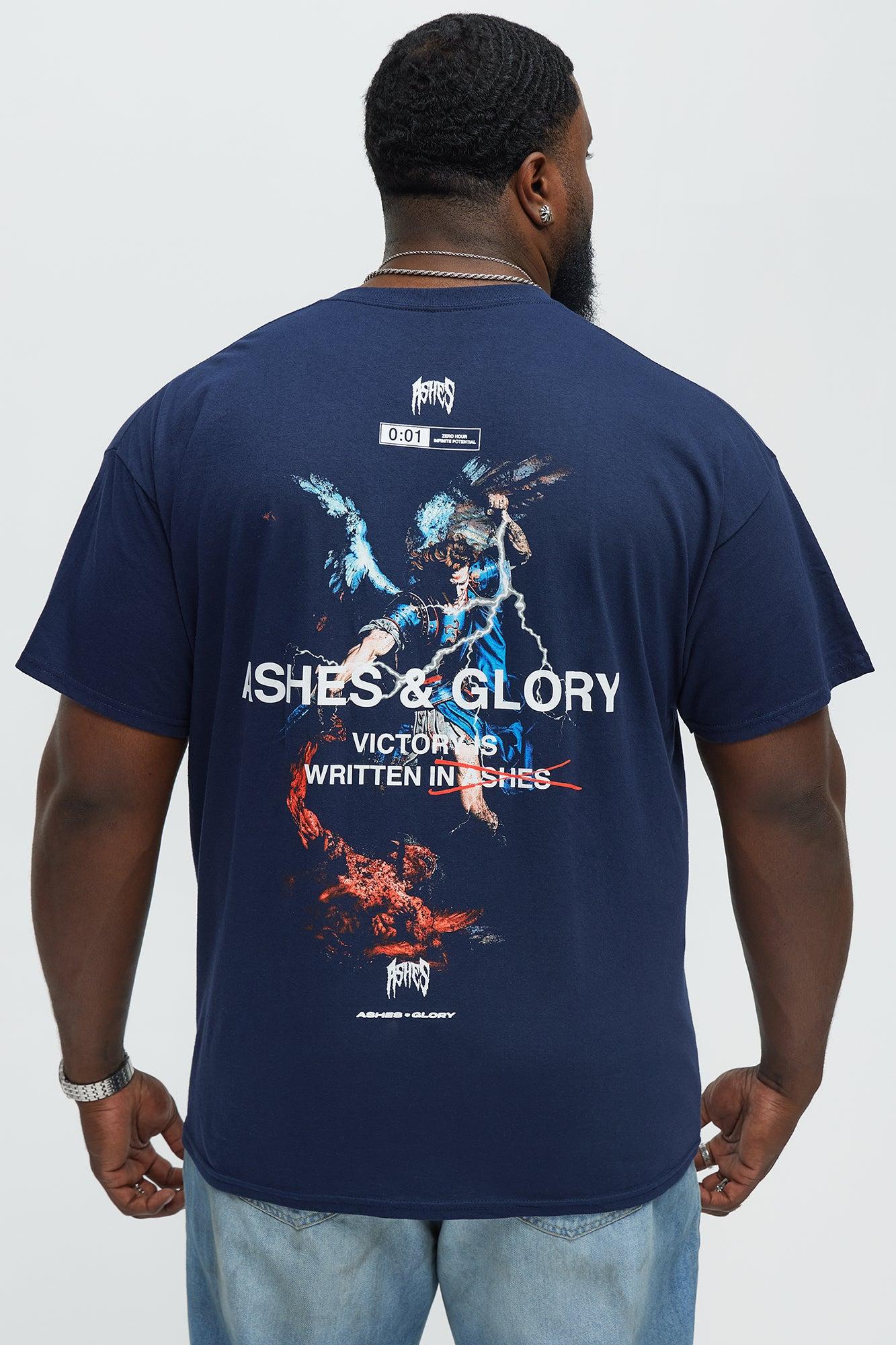 Ashes & Glory Short Sleeve Tee - Navy Product Image