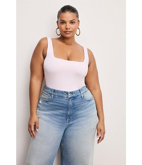 Good American Sculpting Square Neck Modern Tank Bodysuit Product Image