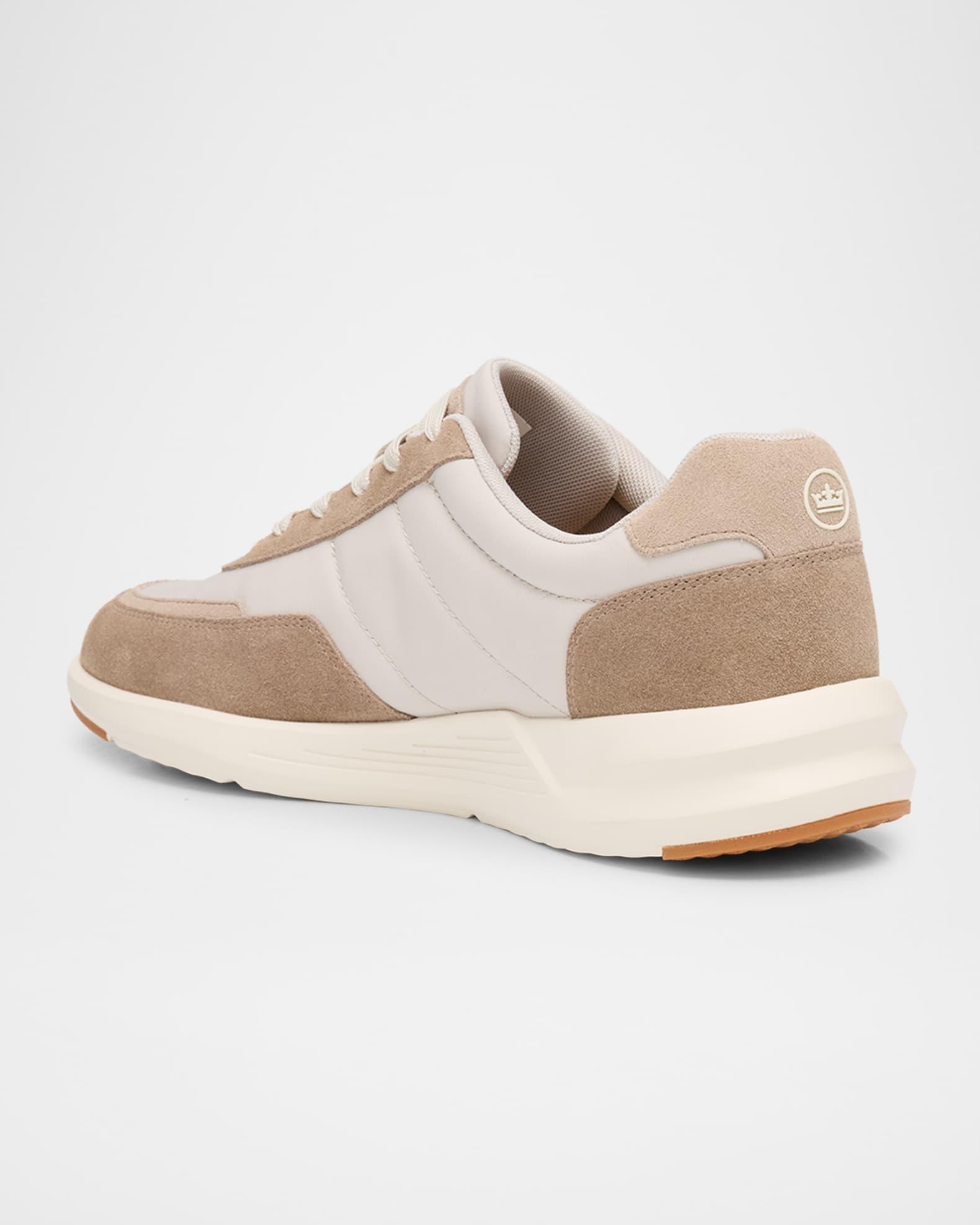 Men's Journeyman Nylon and Suede Low-Top Sneakers Product Image