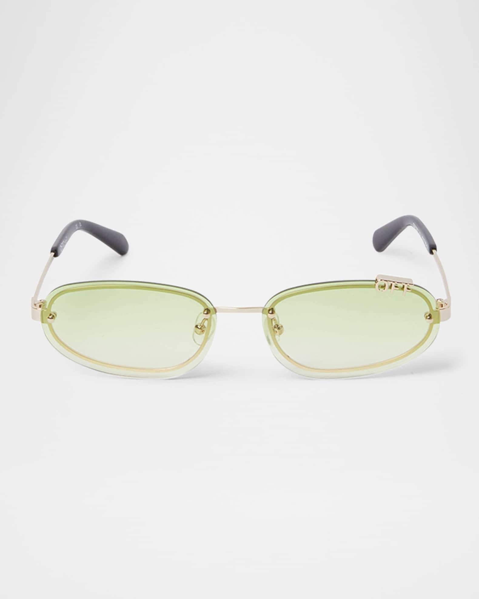 Miami Metal Oval Sunglasses Product Image