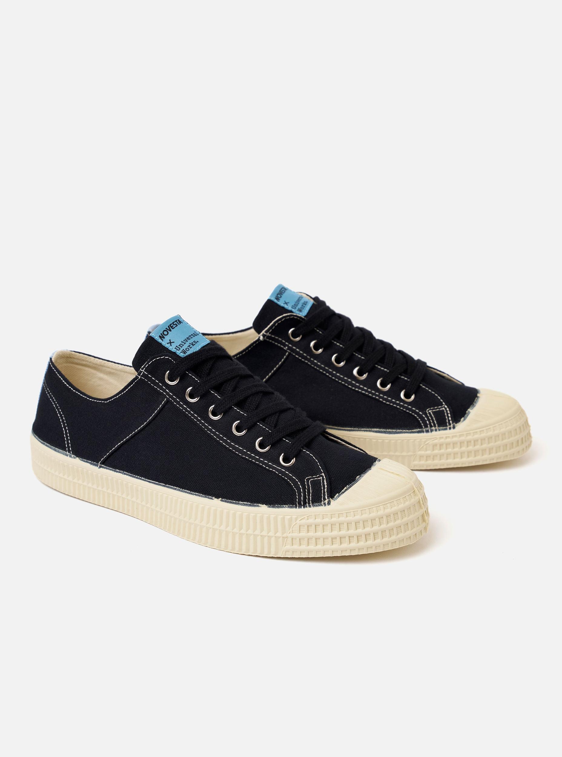 Novesta for Universal Works Black/Pale Blue Canvas Star Master  Product Image
