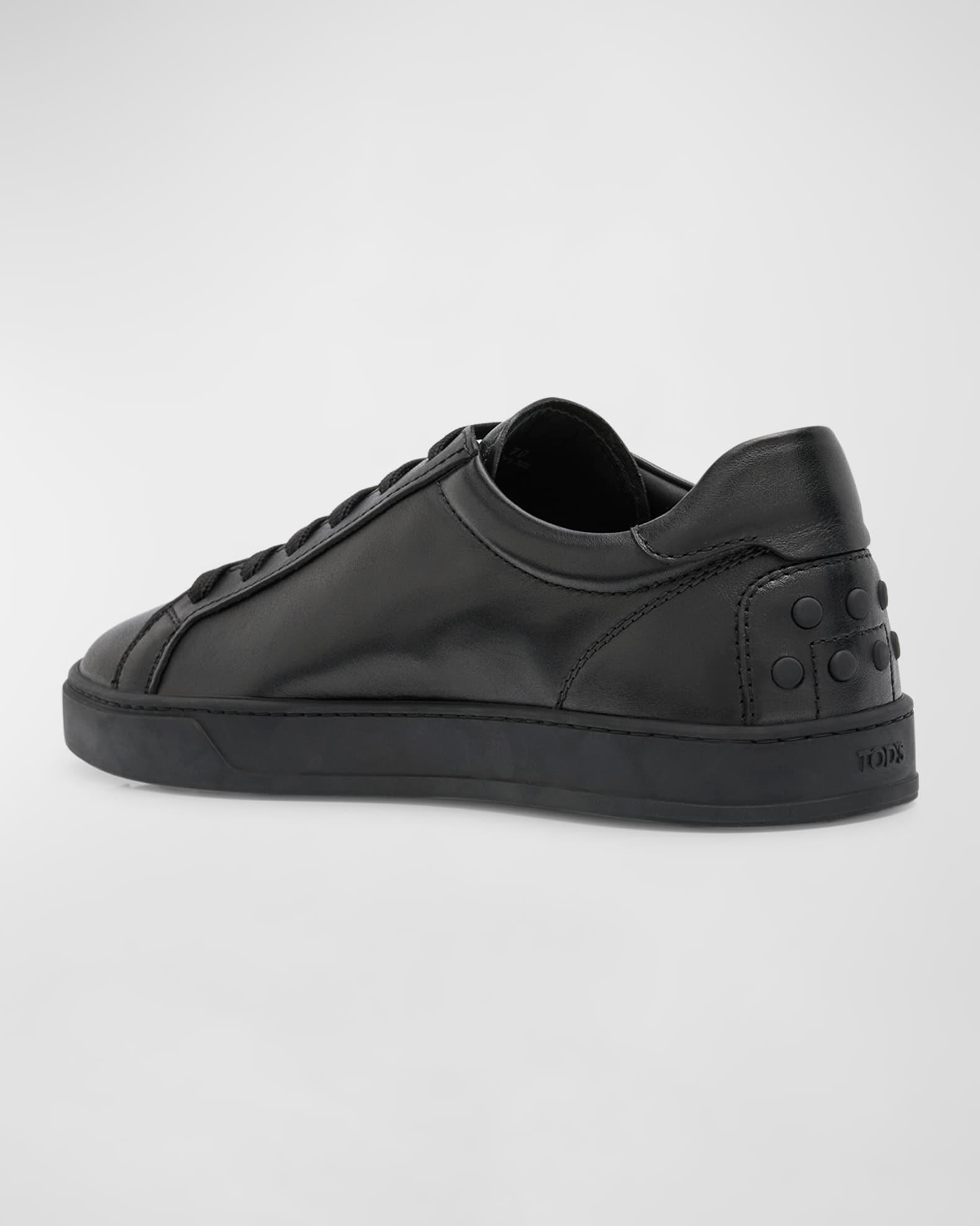 Men's Allacciata Cassetta Leather Low-Top Sneakers Product Image