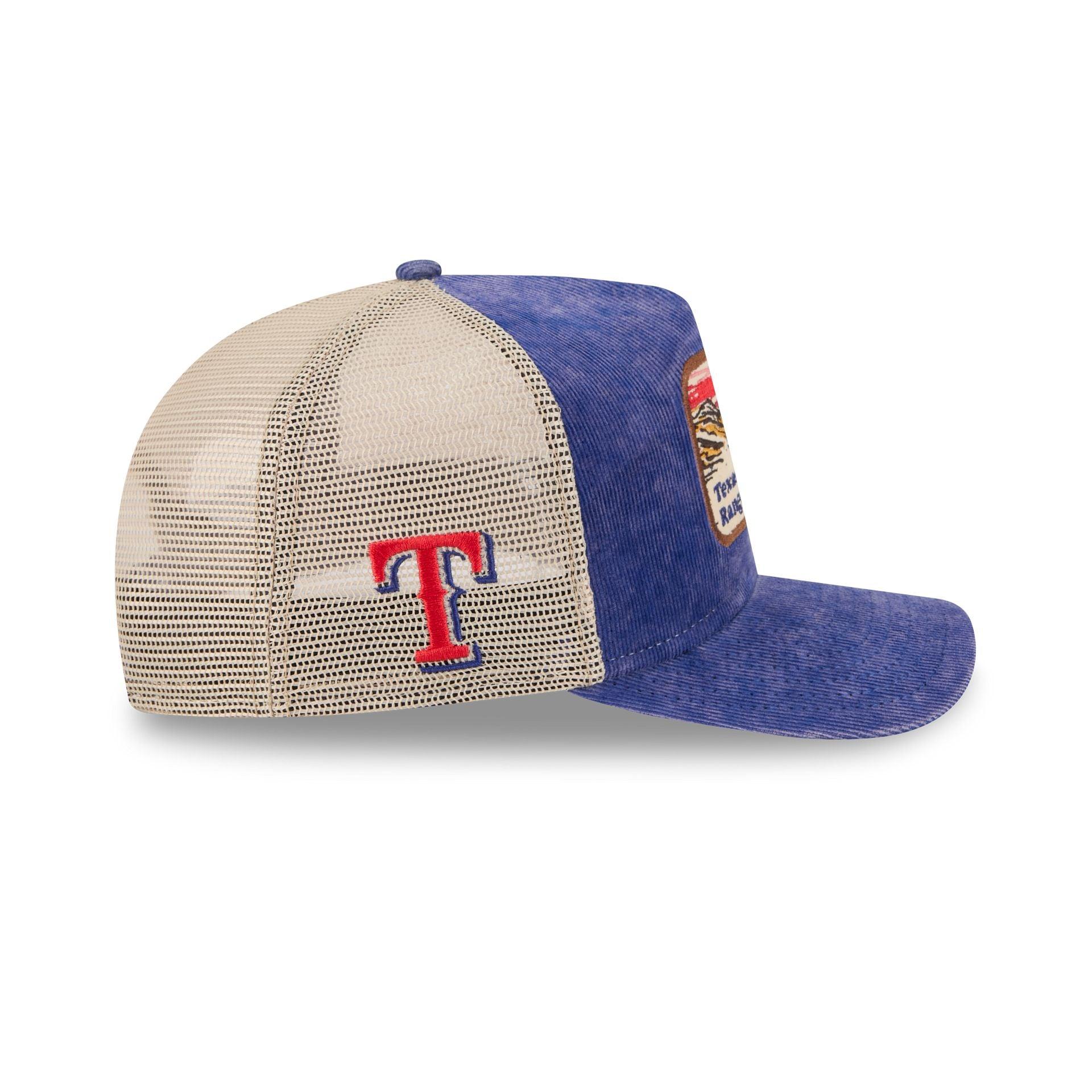 Texas Rangers Vintage Landscape 9FIFTY A-Frame Trucker Hat Male Product Image