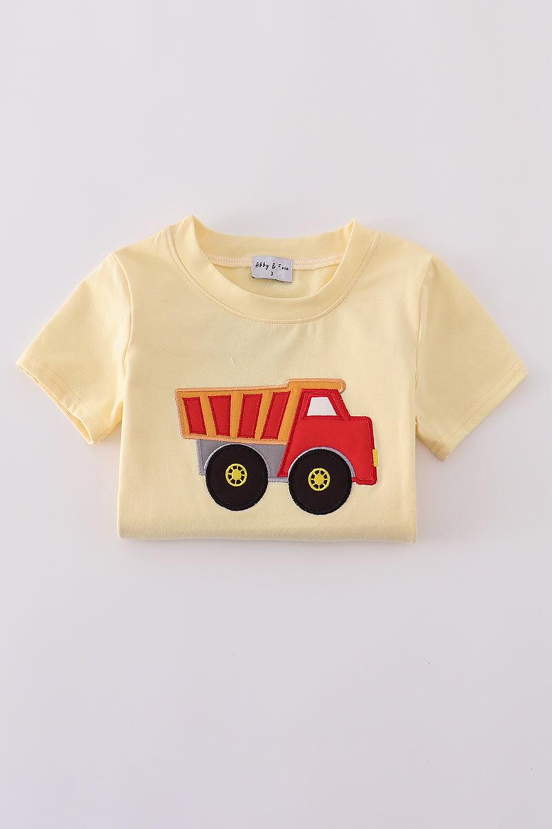 Yellow truck applique top Product Image
