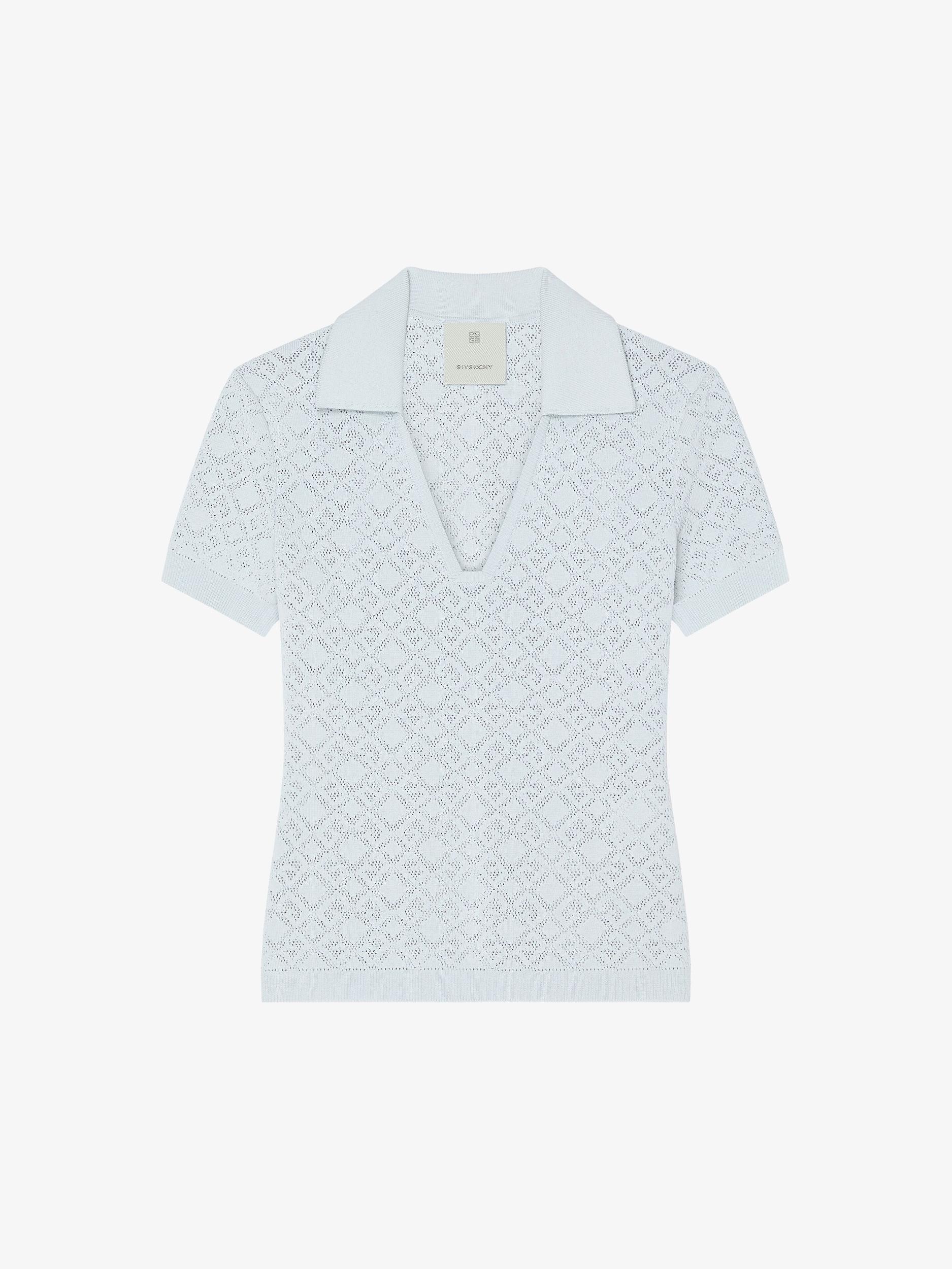 Slim fit polo in monogram 72 jacquard Product Image