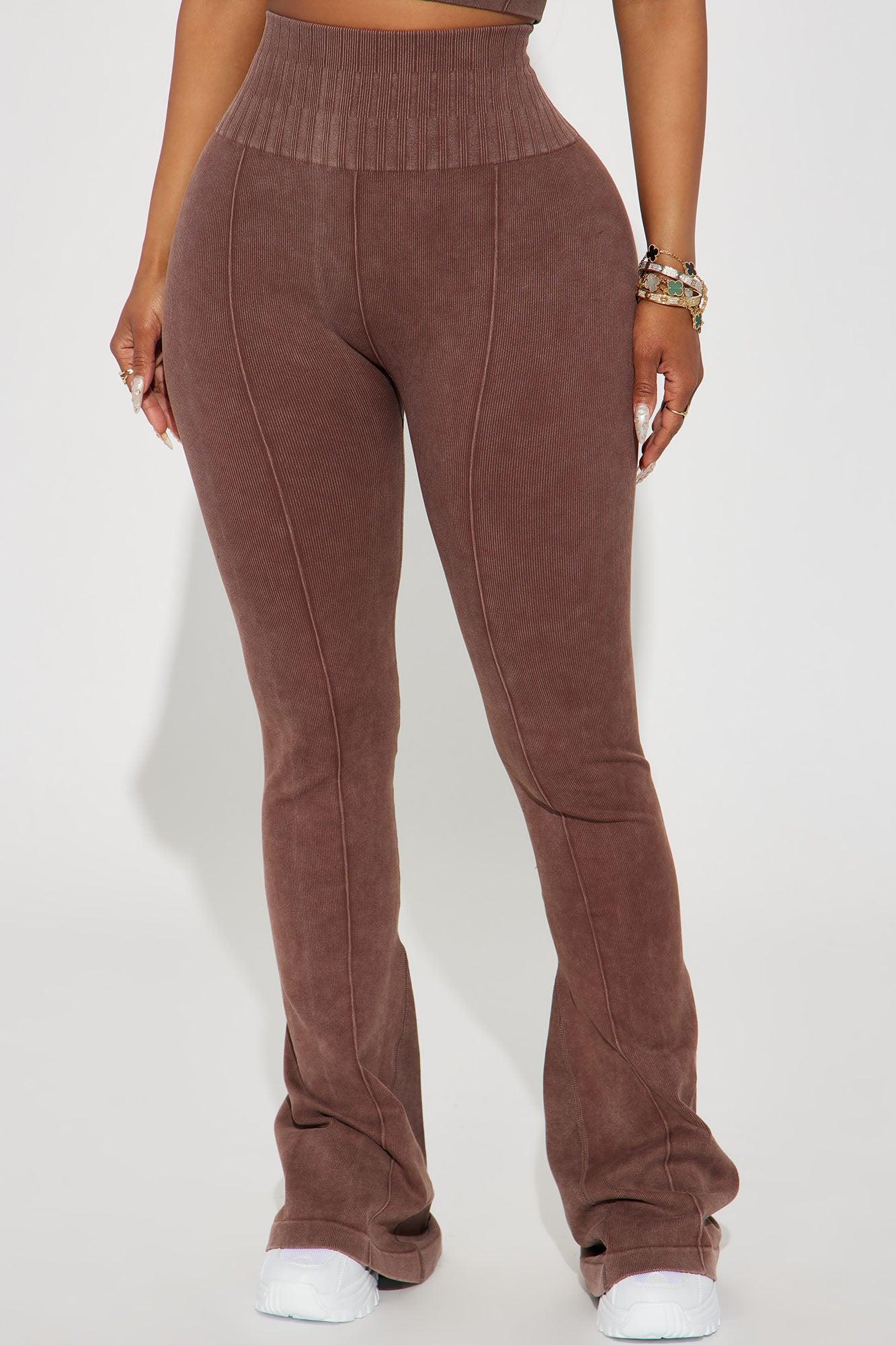 Release Active Flare Leggings - Brown Product Image