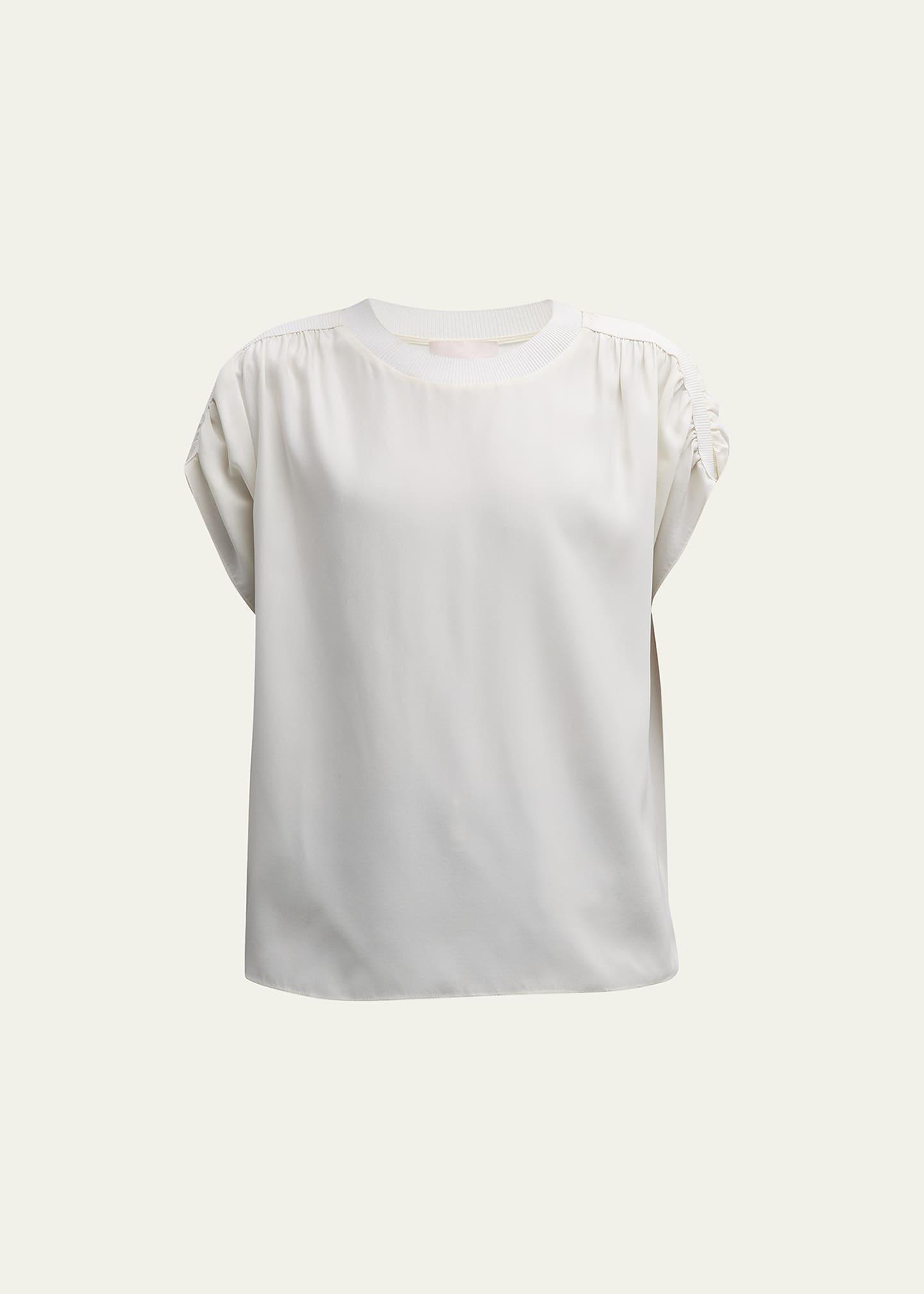 Womens Lorainne Silk T-Shirt Product Image