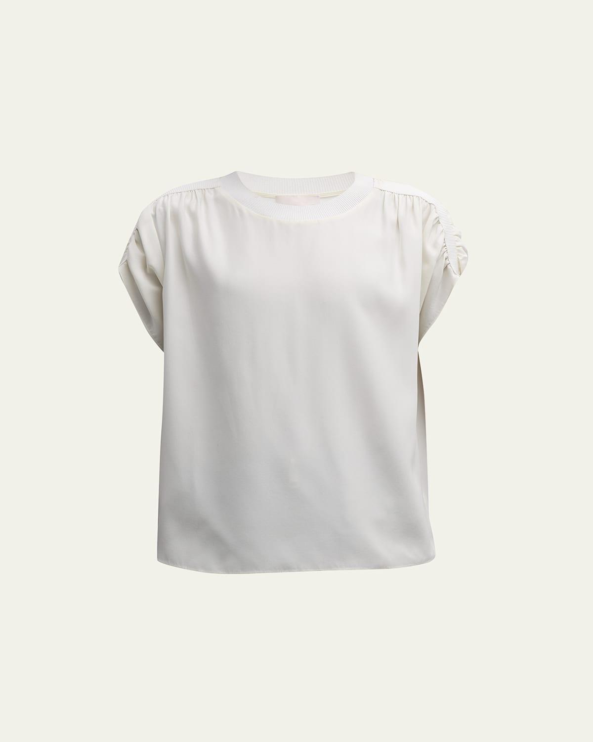 Womens Lorainne Silk T-Shirt Product Image