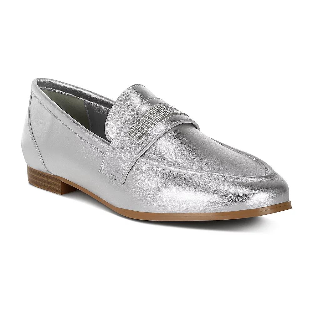Rag & Co Eden Ode Women's Loafers, Size: 9, Silver Product Image