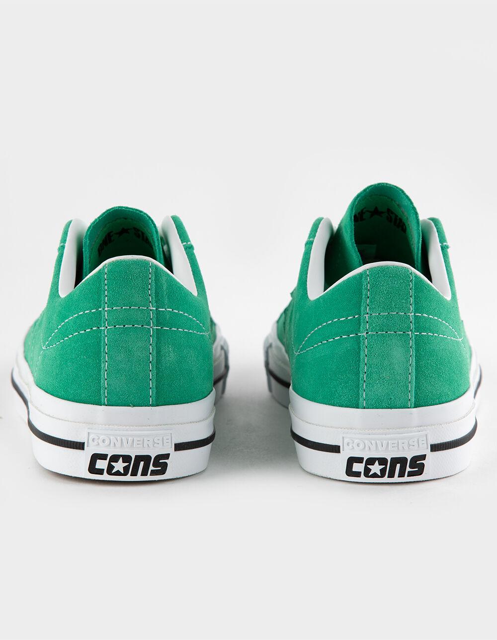 CONVERSE Cons One Star Pro Shoes - GREEN/WHITE Product Image