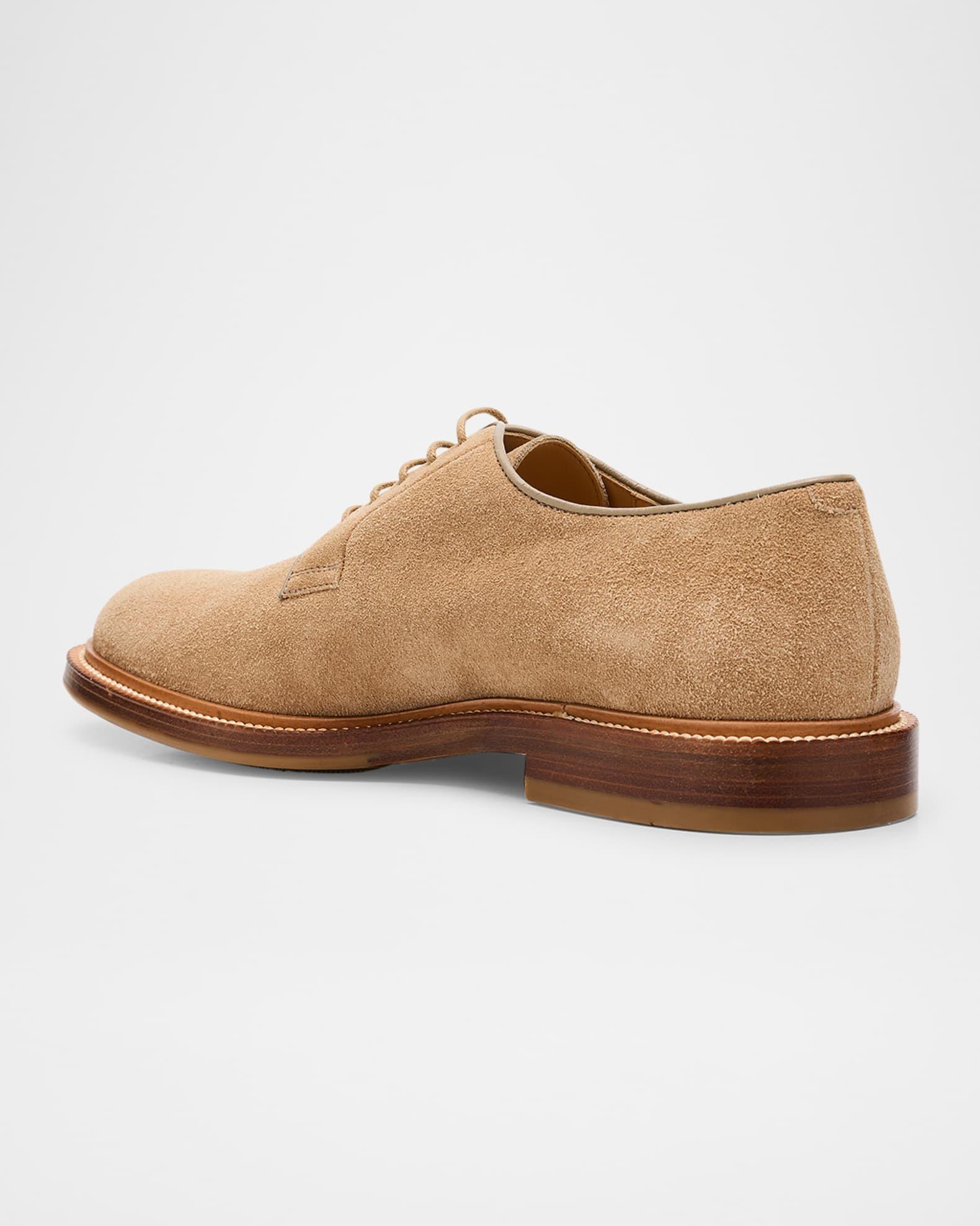 Men's Suede Derby Shoes Product Image