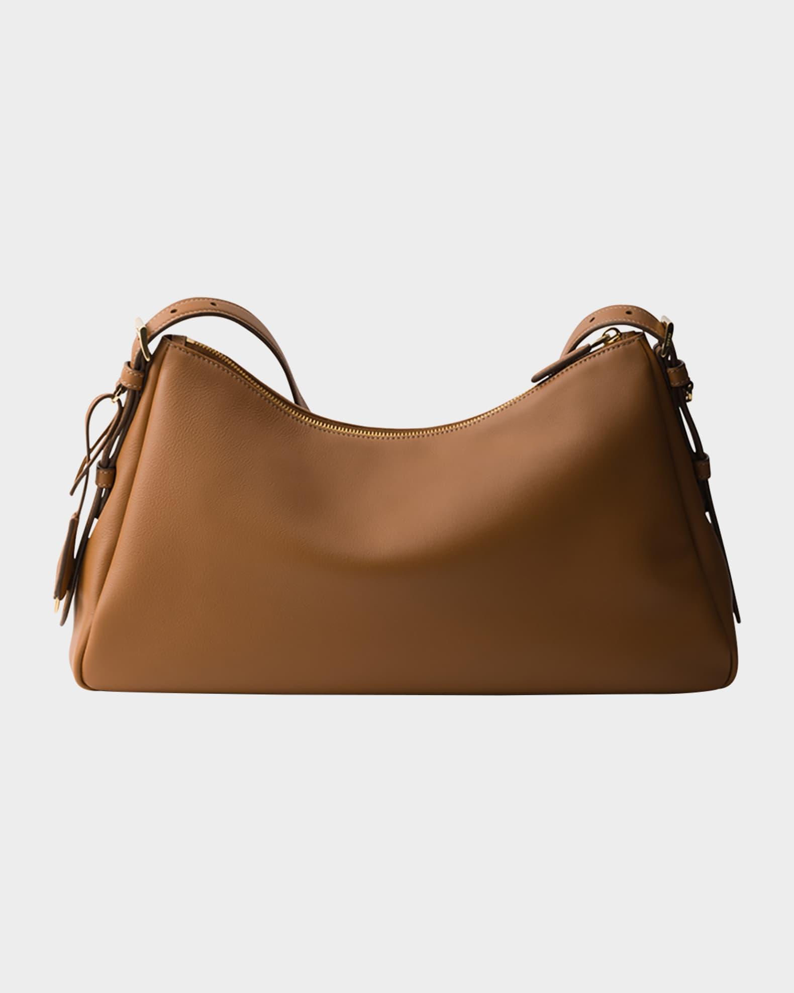 Aimee Large Calfskin Leather Shoulder Bag Product Image