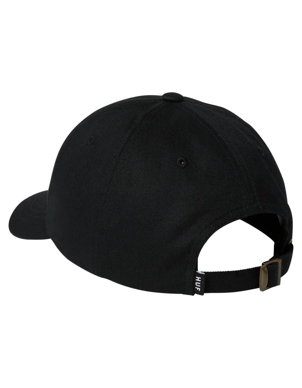 HUF Set OG Curved Visor Mens 6-Panel Hat - BLACK Product Image