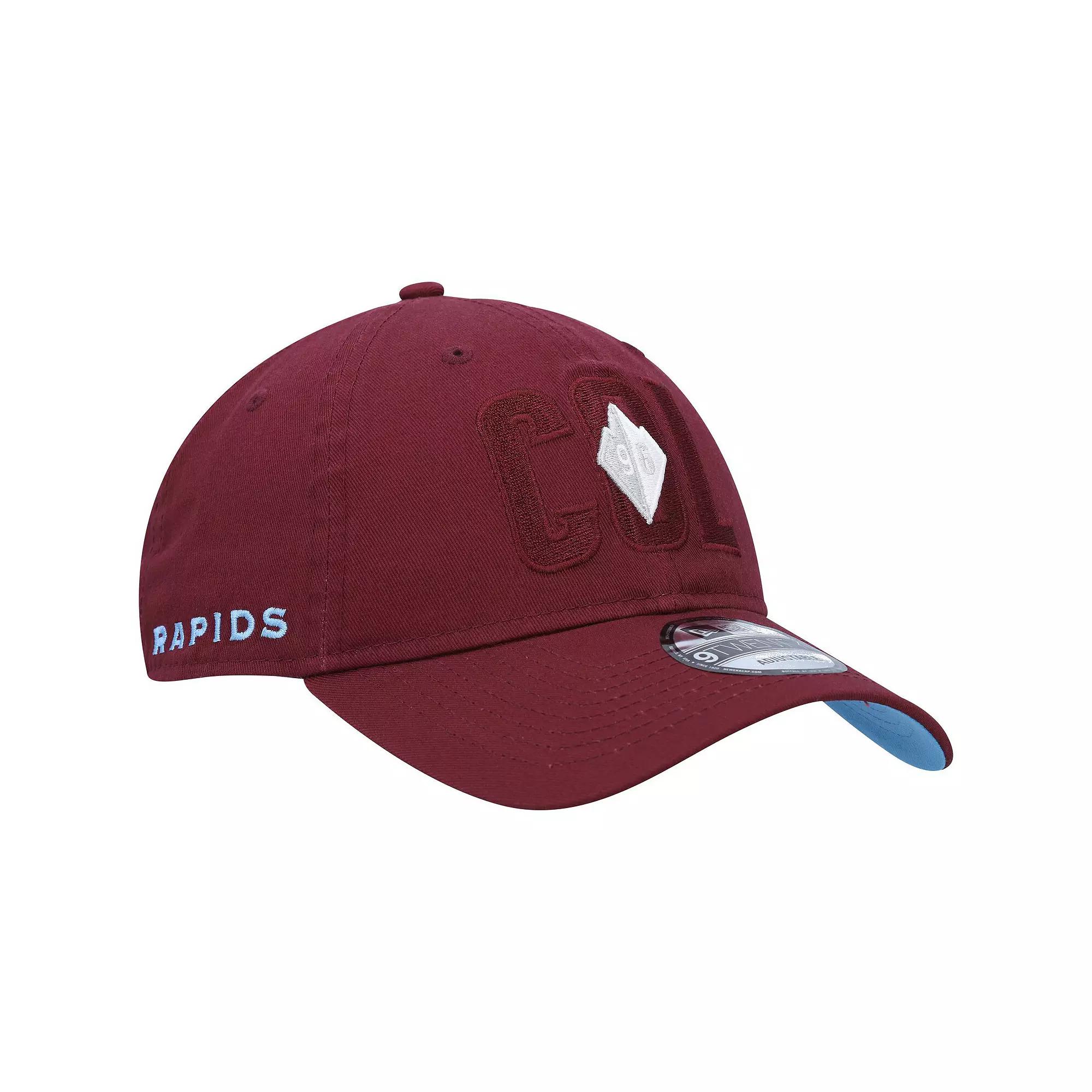 Men's New Era Burgundy Colorado Rapids Kick Off 9TWENTY Adjustable Hat, Cor Med Re Product Image