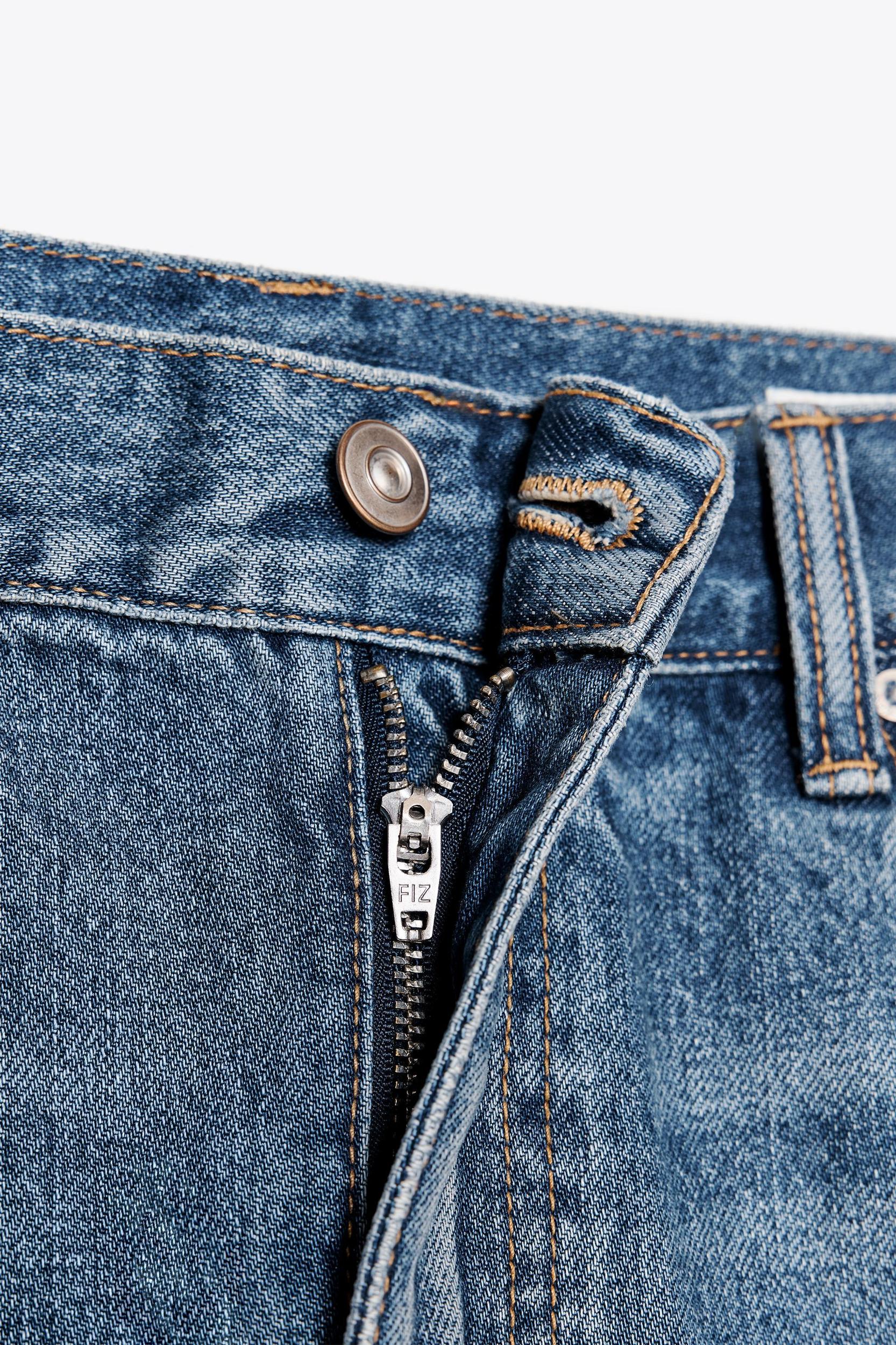 TRF LOW-RISE DENIM MINI SKIRT Product Image