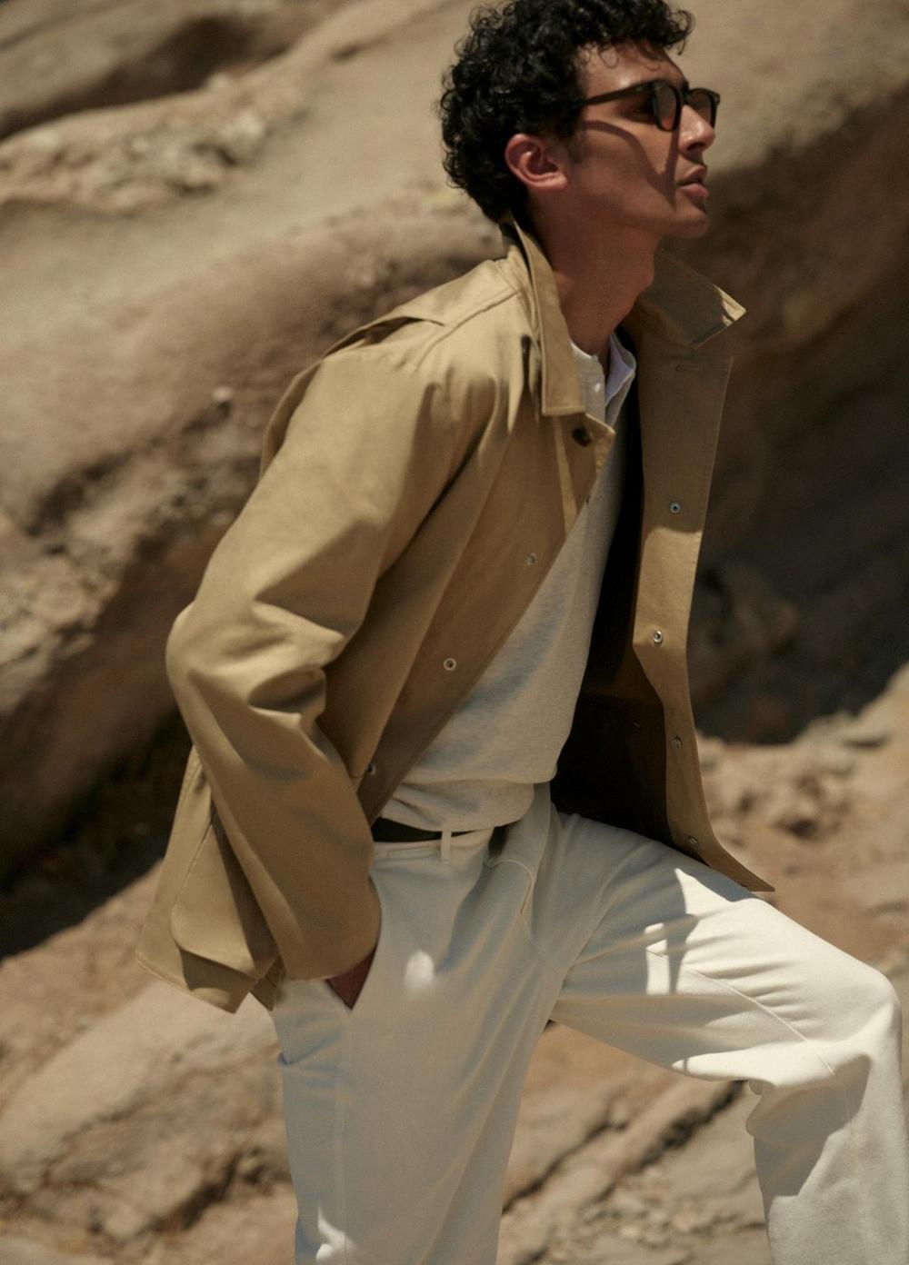 Italian Bonded Cotton Hunting Jacket Product Image