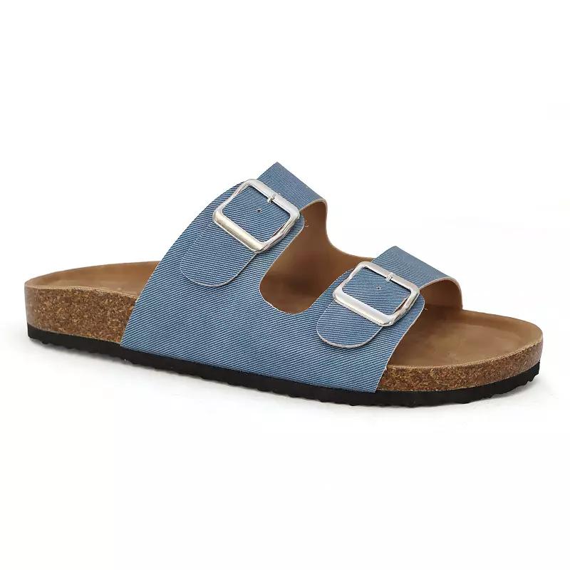 Yoki Gian 91 Women's Double Buckle Slide Sandals,  Product Image