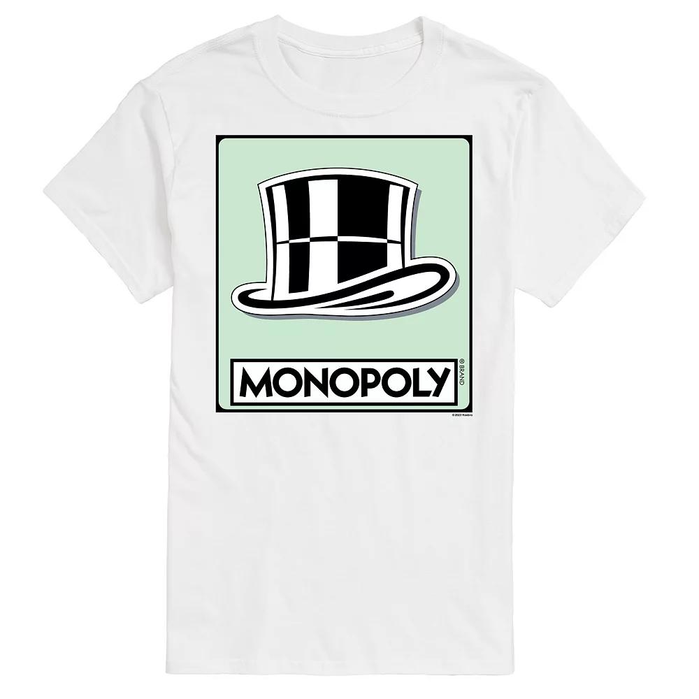 Big & Tall Monopoly Hat Token Graphic Tee, Men's,  Product Image