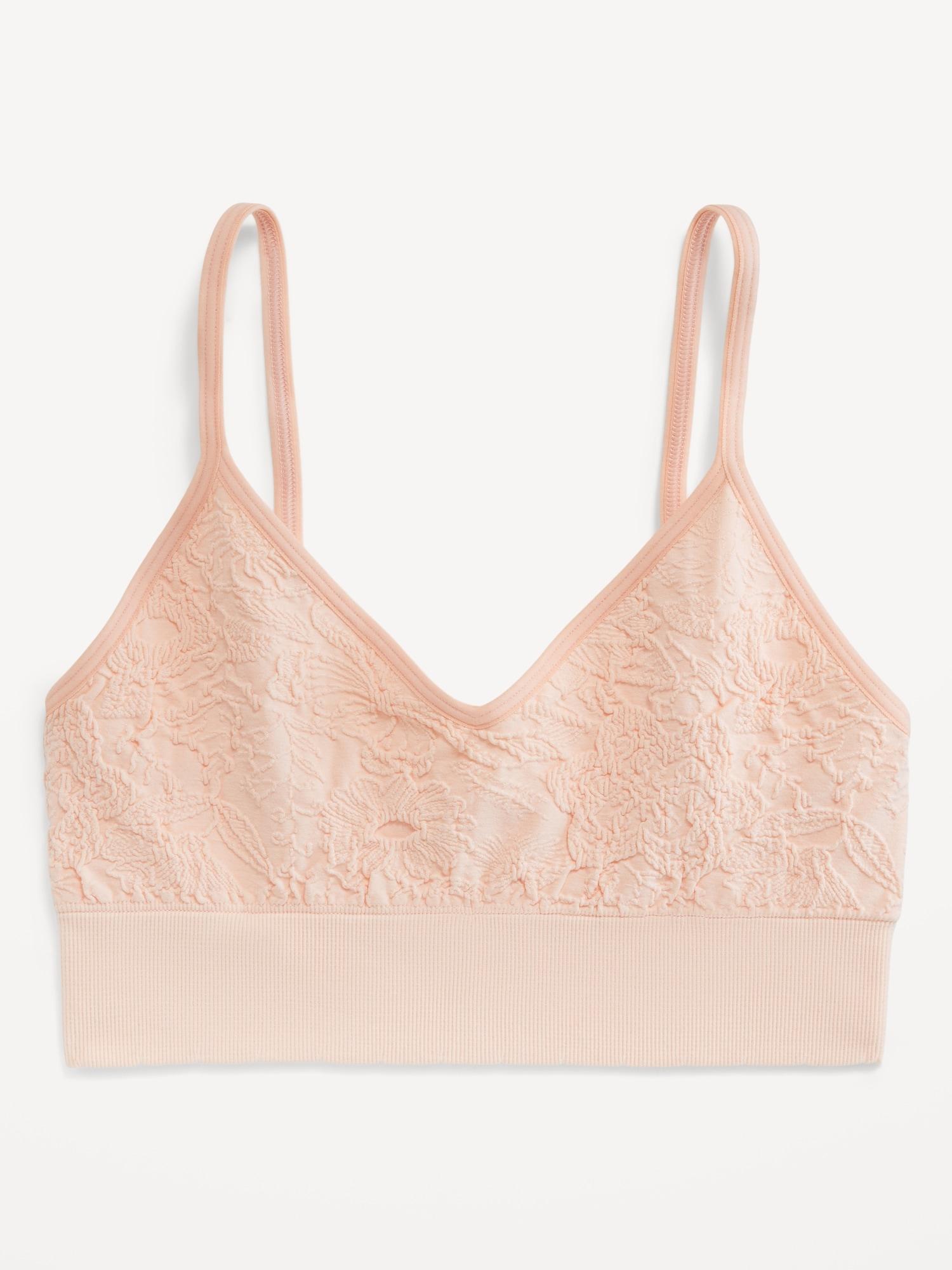 Seamless Lace Longline Bralette Product Image