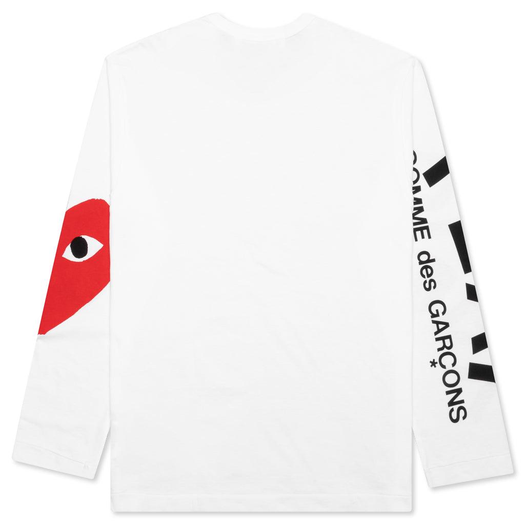 Big Heart L/S - White Male Product Image