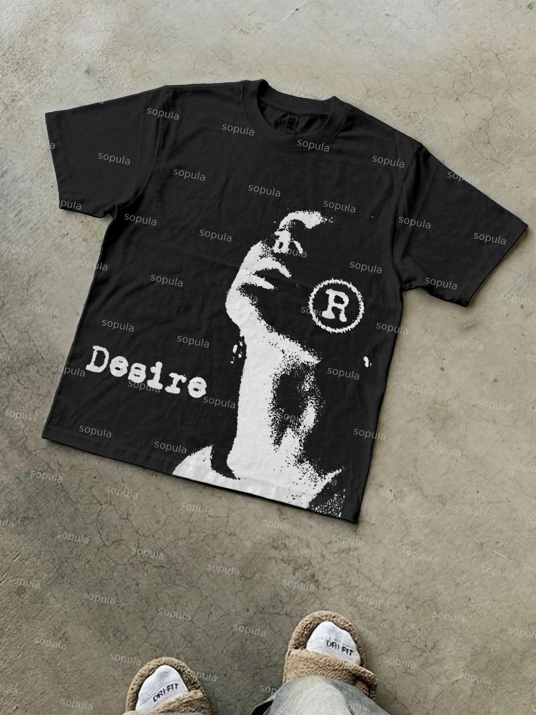 Vintage Desire Graphic Cotton T-Shirt Product Image