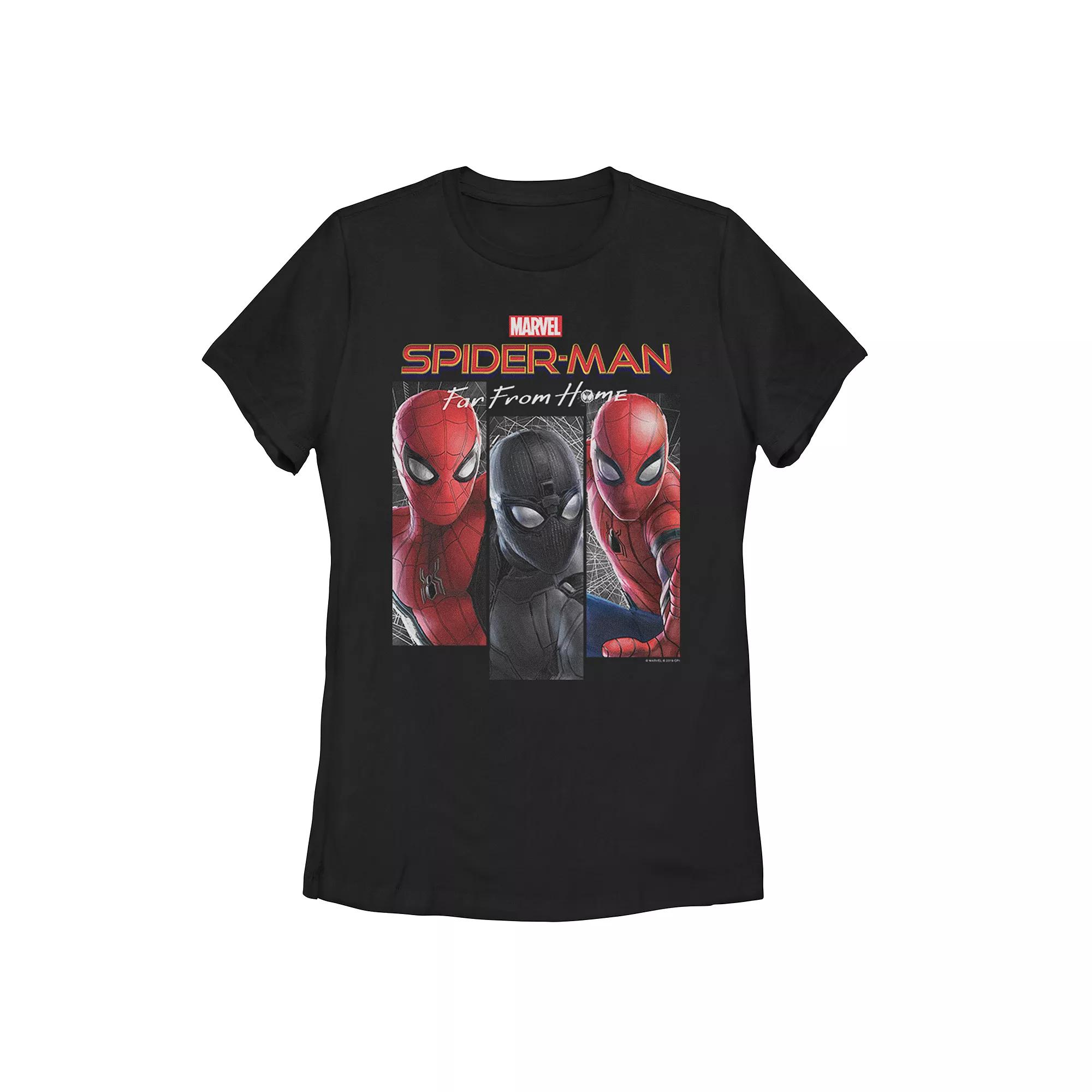 Juniors' Marvel Spider-Man Far From Home Panels Tee, Girl's,  Product Image