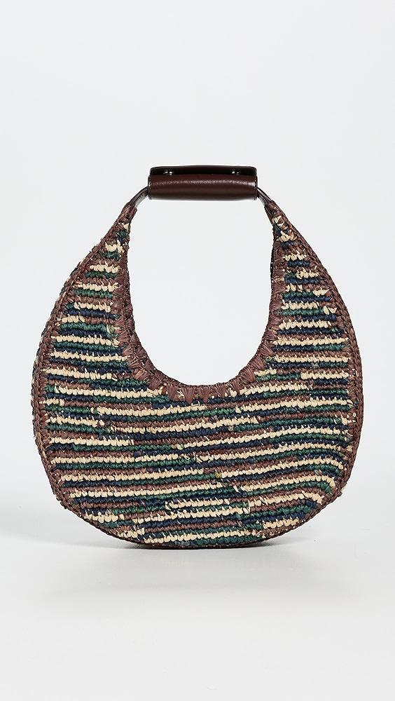 STAUD Moon Raffia Tote Bag | Shopbop Product Image