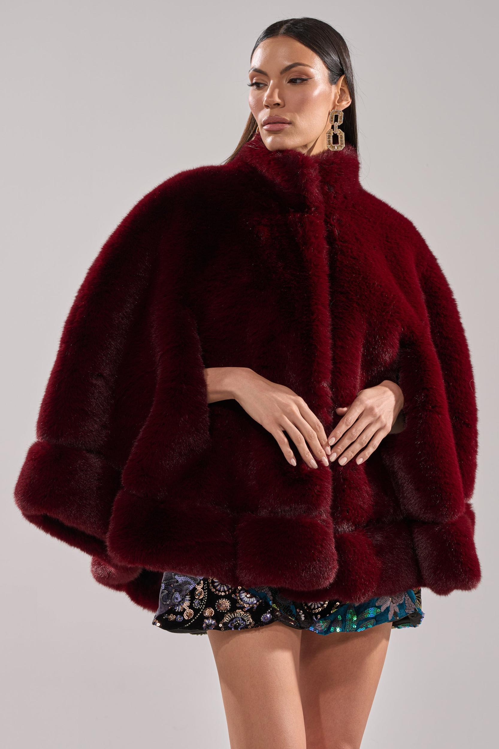 CELINE FAUX FUR CAPE Product Image
