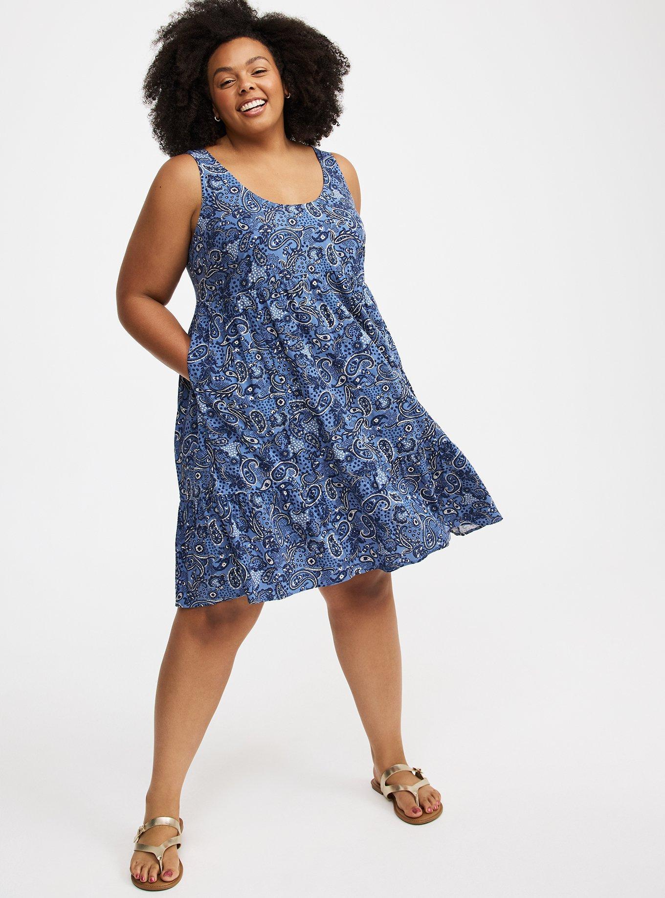 Tiered Tank Mini Dress Product Image