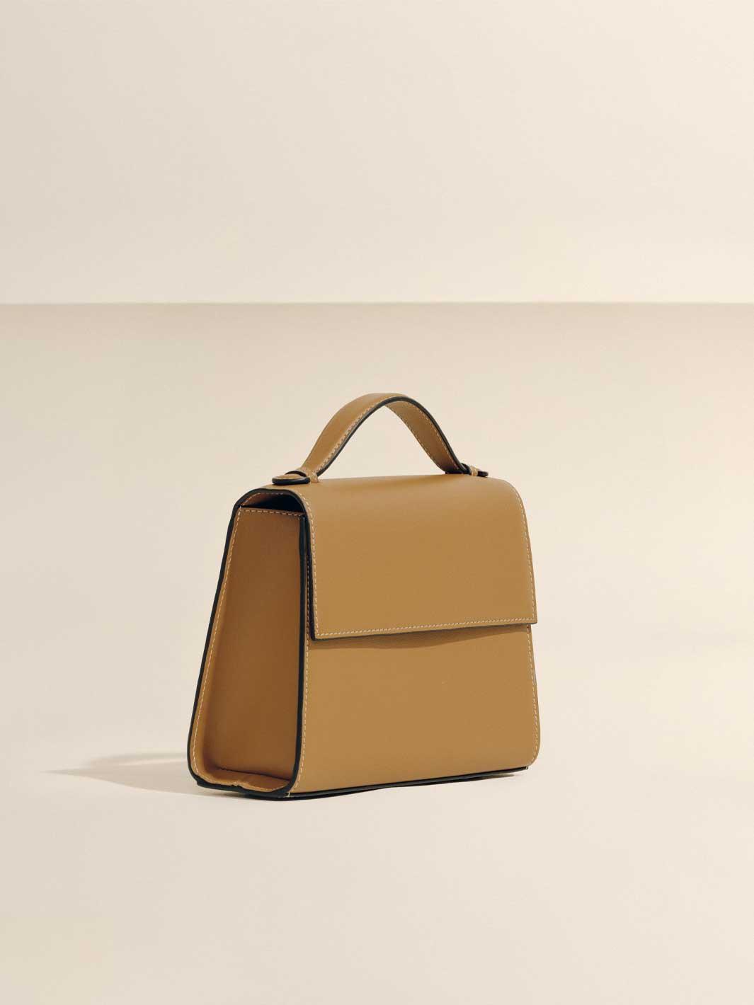 The Medium Top Handle in Nappa Product Image