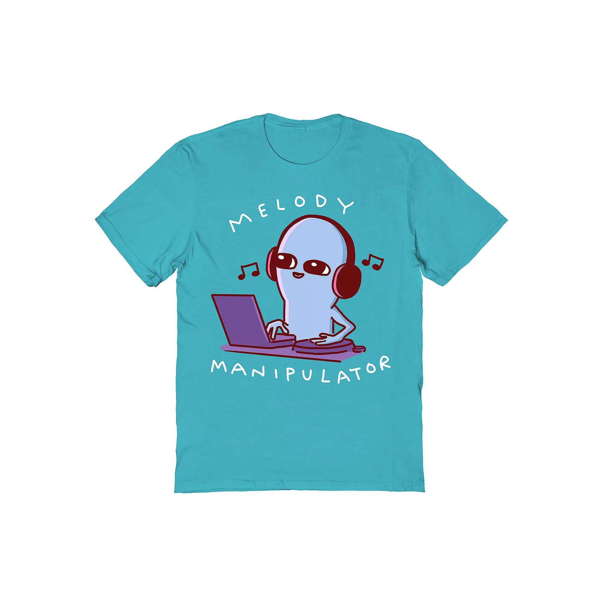 Men's Strange Planet by Nathan Pyle Melody Manipulator Tee, Size: XL, Tropical Blue Product Image