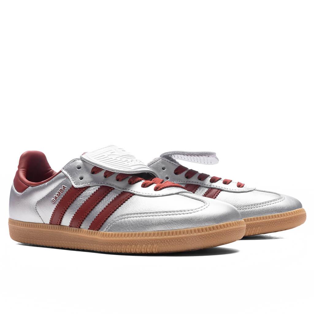 Women's Samba Long Tongue - Silver Metallic/Preloved Ruby/Gum Female Product Image