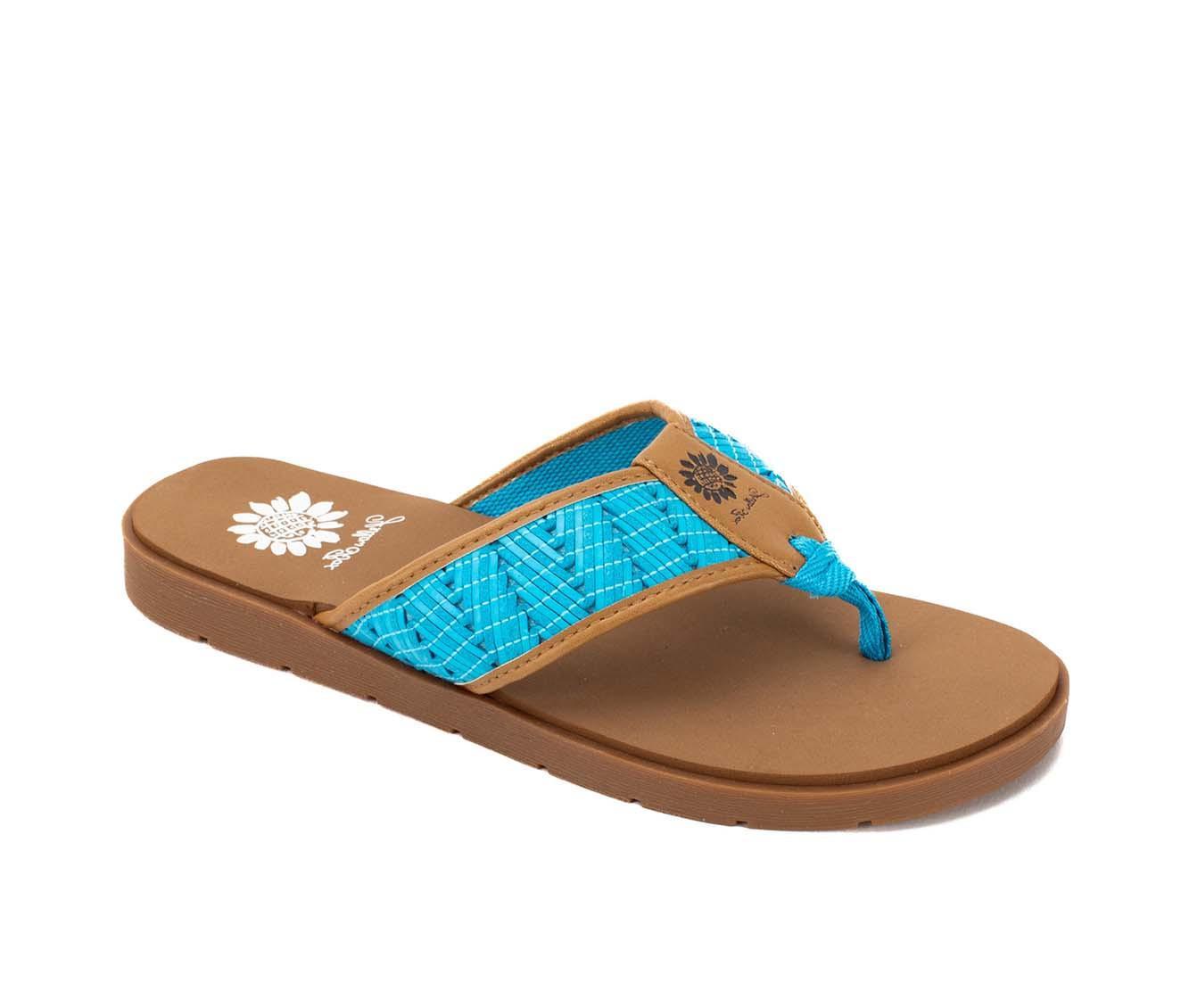 Women's Yellow Box Fellow Flip-Flops Product Image