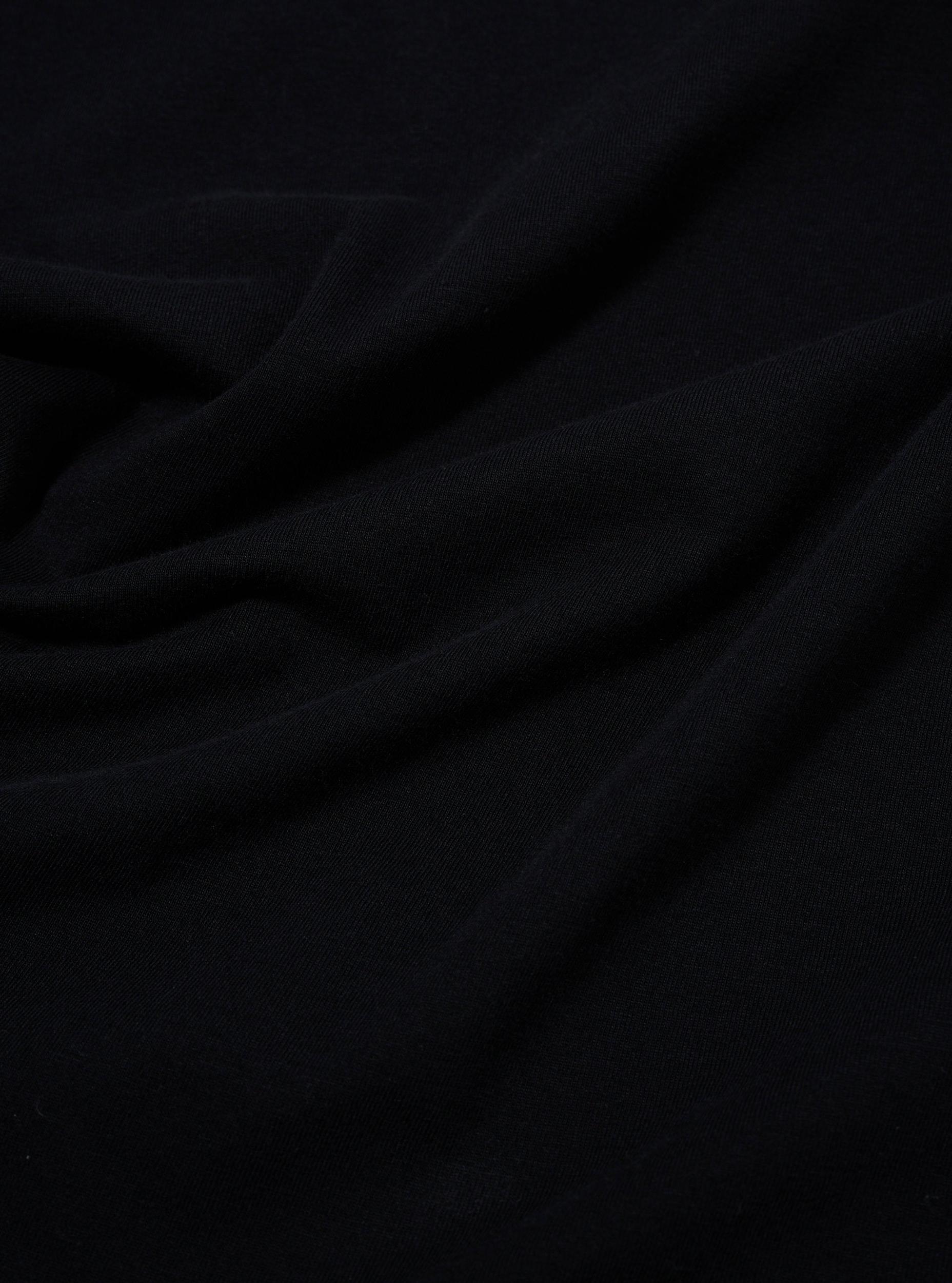 Black Organic Jersey Print Pocket Tee Product Image