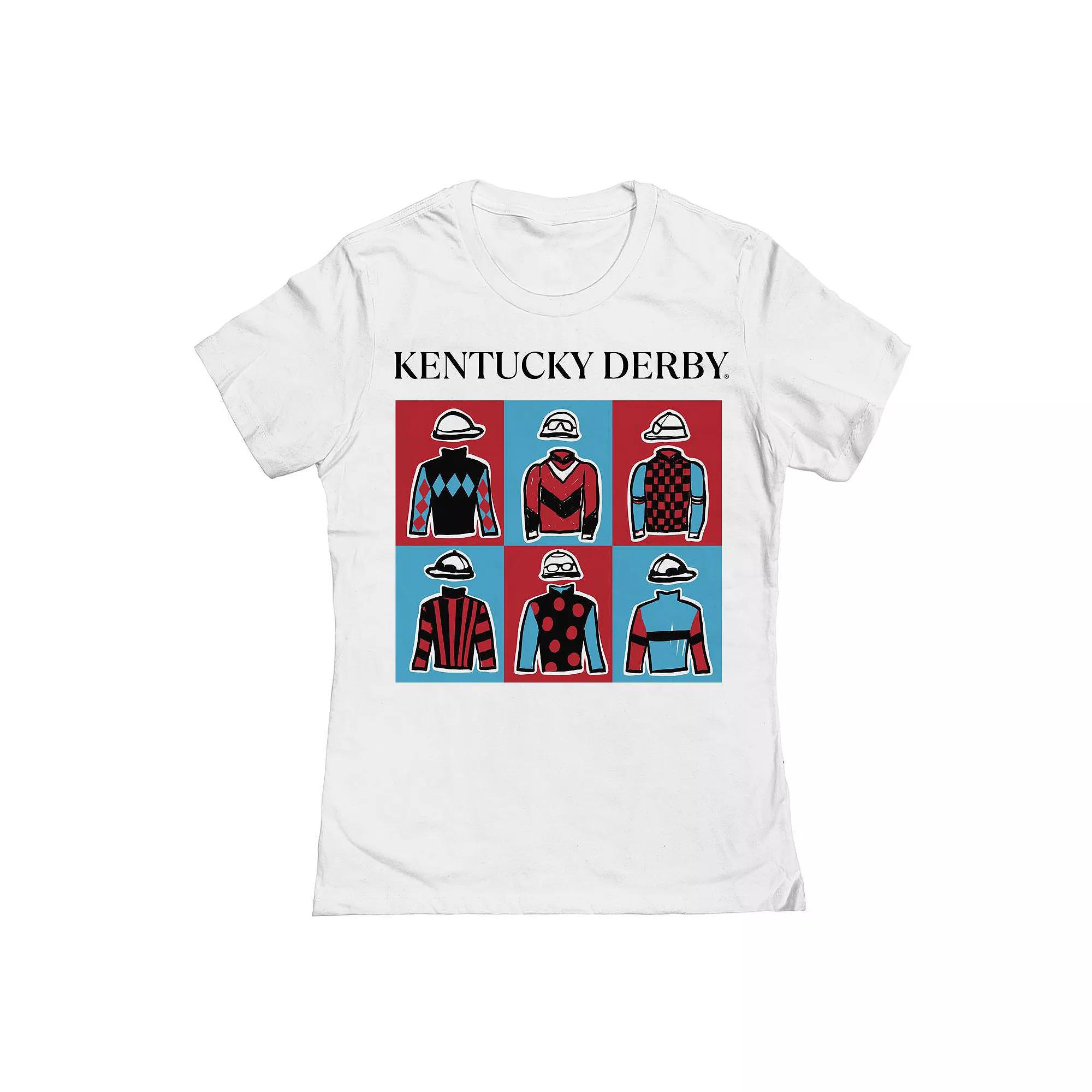 Juniors' Pop Art Rider Kentucky Derby Graphic T-Shirt, Women's,  Product Image