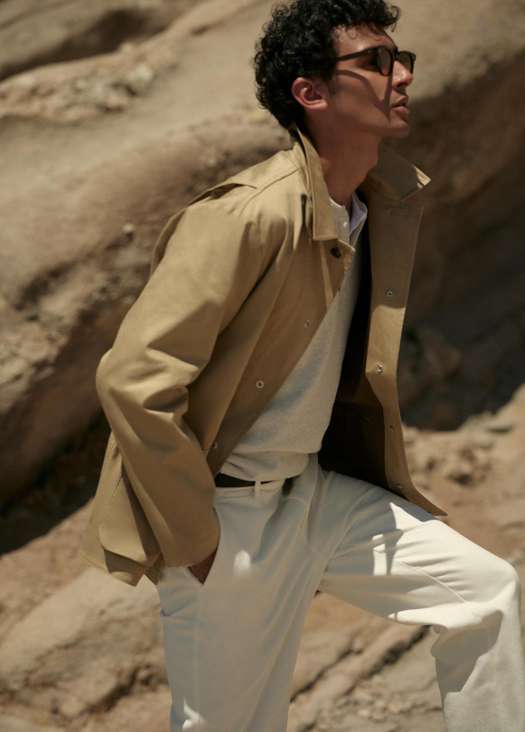 Italian Bonded Cotton Hunting Jacket Product Image