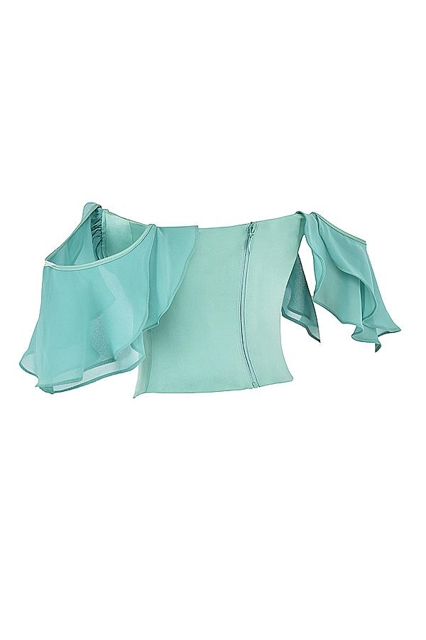 Lila  jade ruffle maxi skirt - sale Product Image