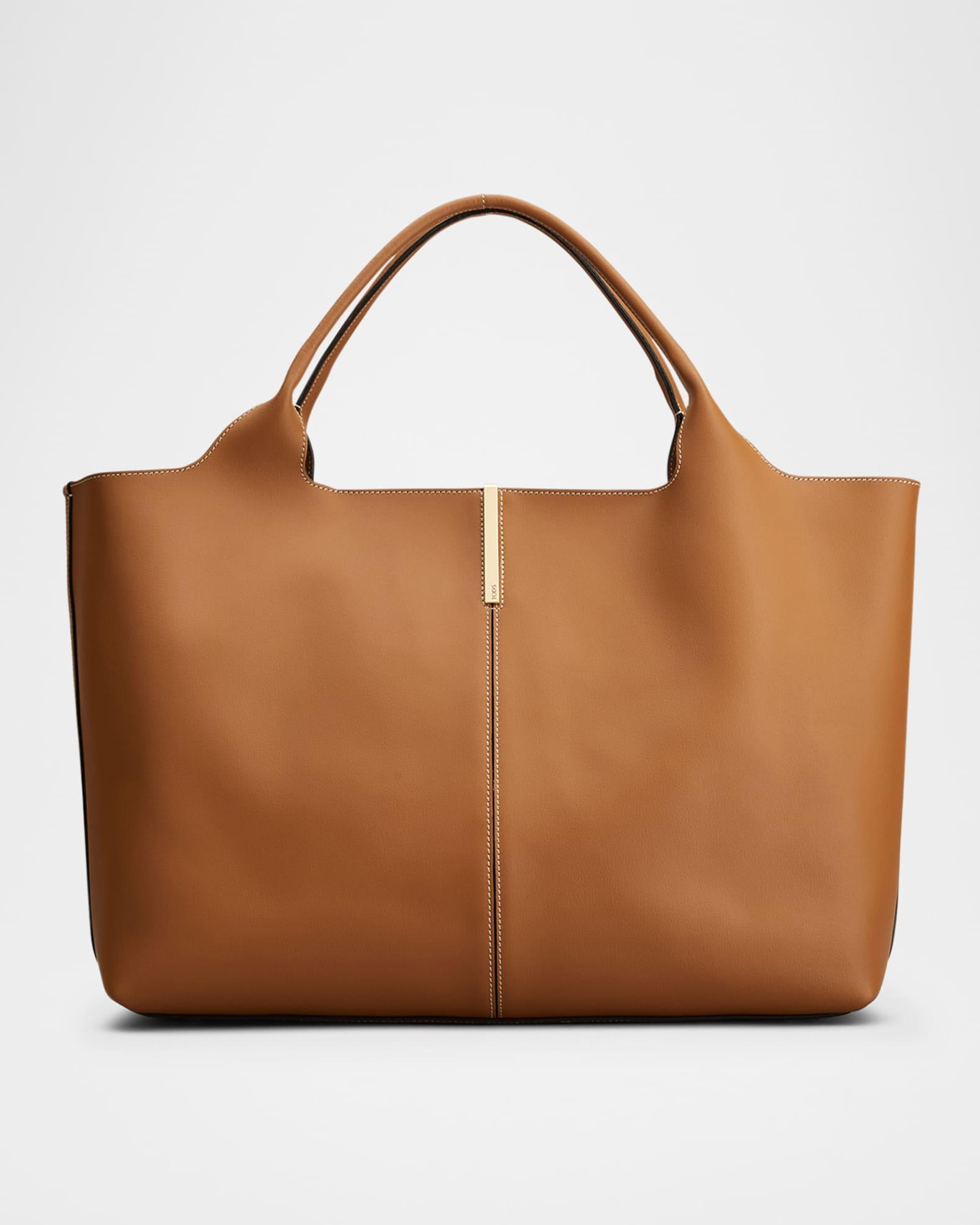 Medium Leather Tote Shopping Bag Product Image