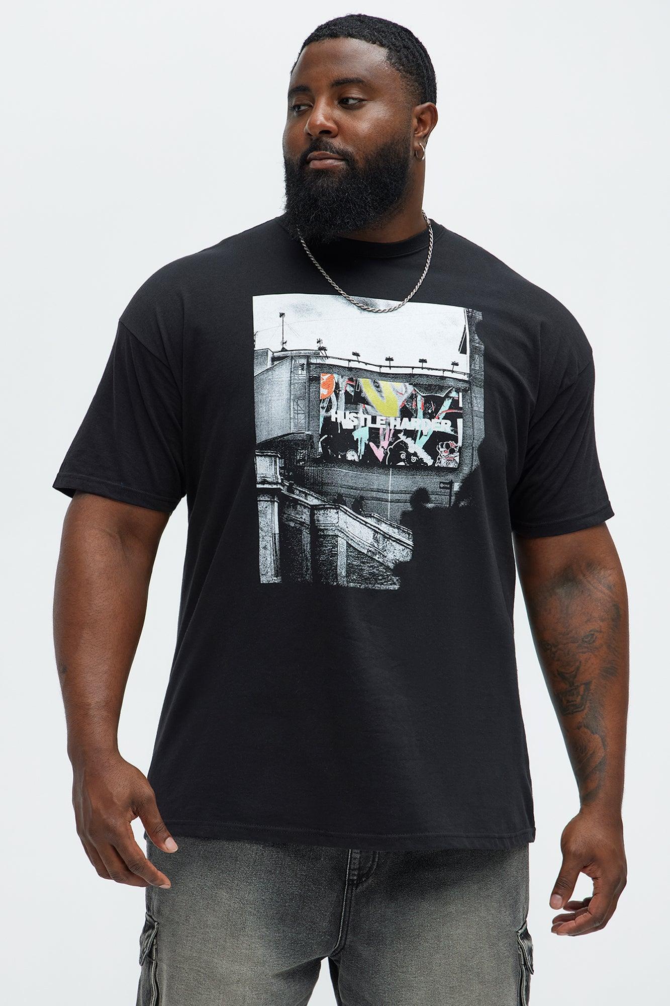Hustle Harder Than Everyone Short Sleeve Tee - Black Product Image