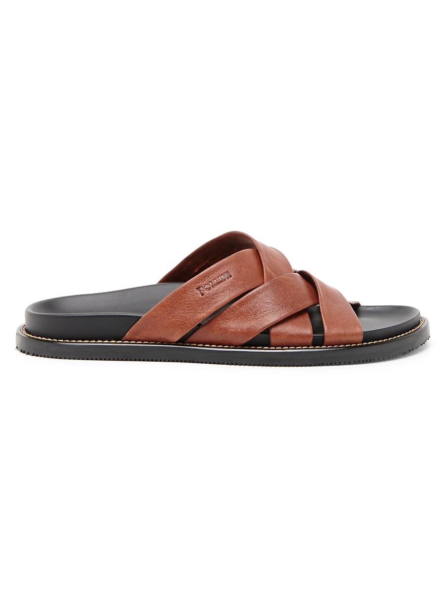 Mens Leather Mules Product Image