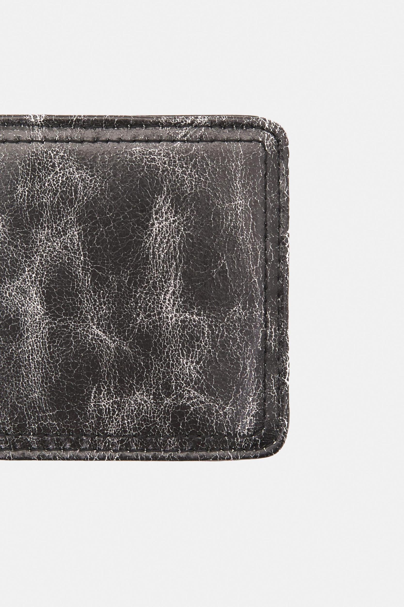 Faded leather effect wallet Product Image