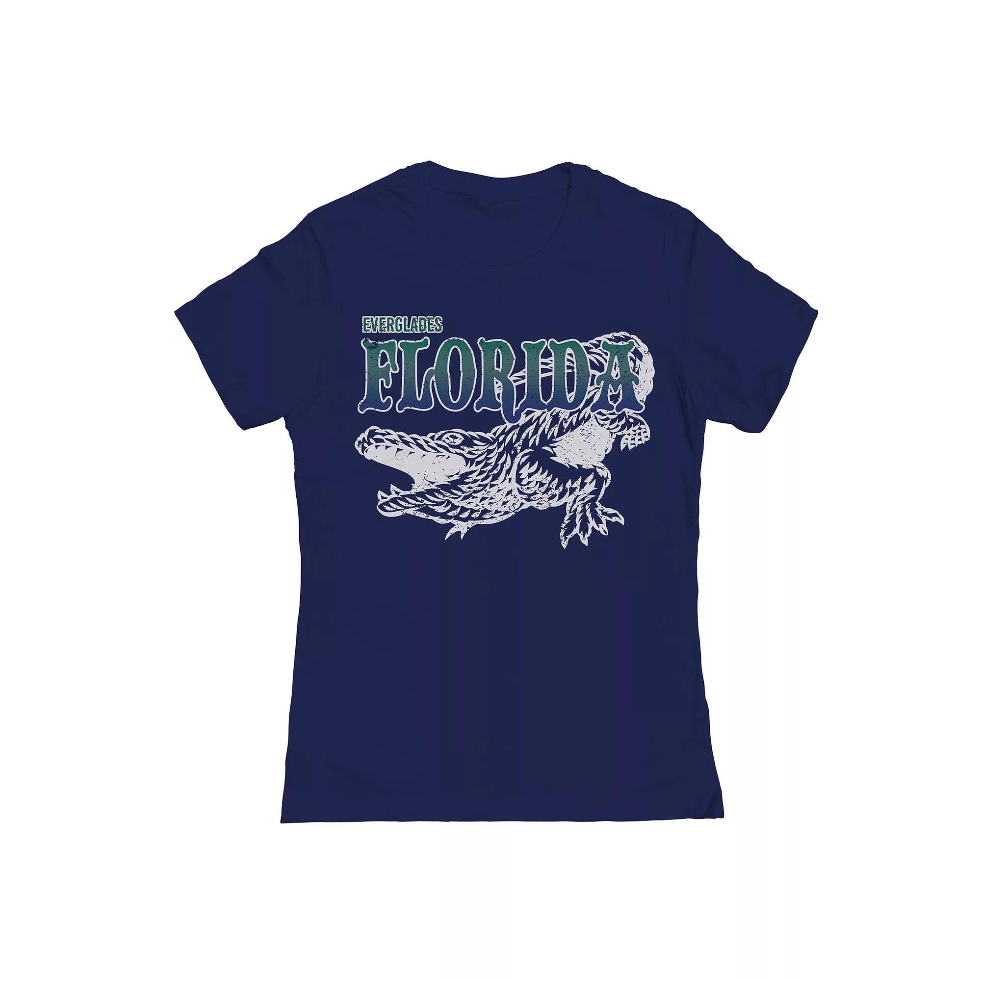 Junior's Country Parks Womens Graphic Tee, Girl's, Size: XL, Blue Product Image