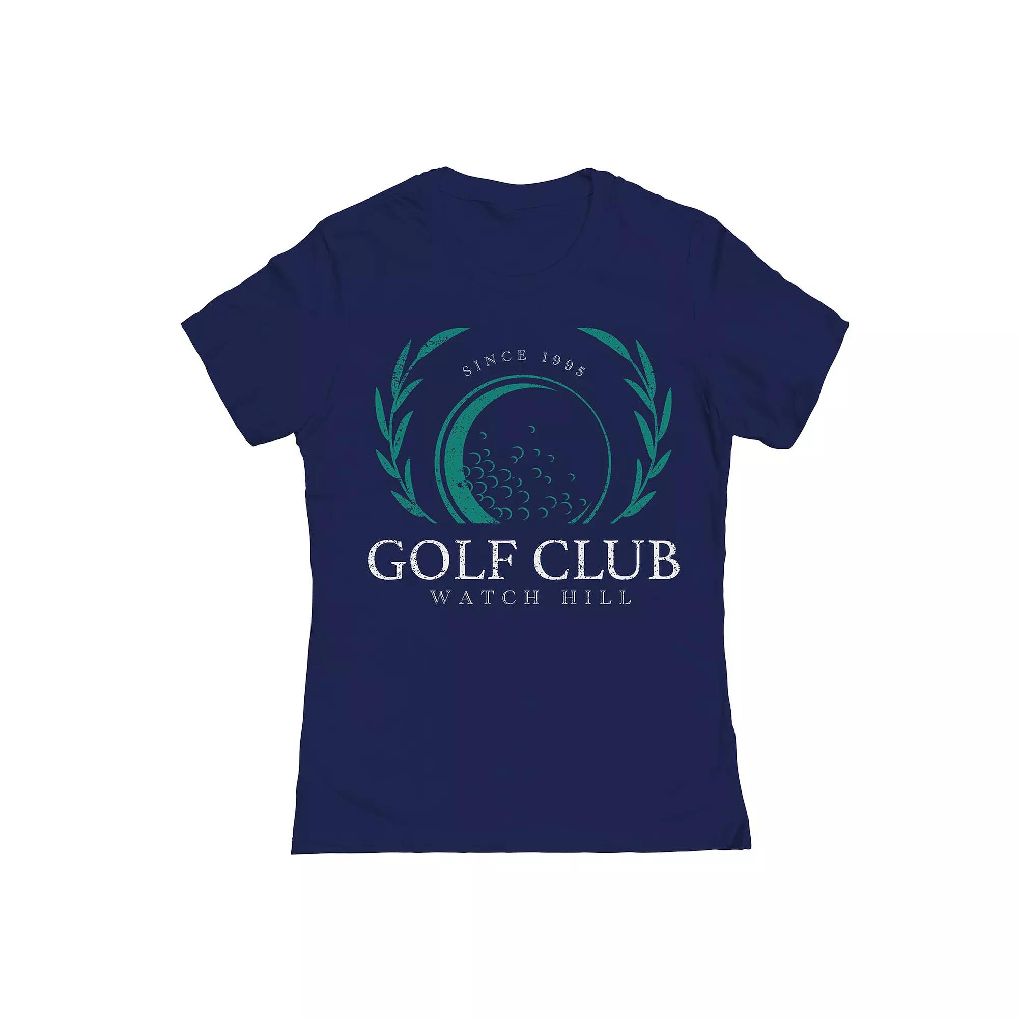 Junior's Watch Hill Golf 1 Womens Graphic Tee, Girl's, Size: Large, Blue Product Image