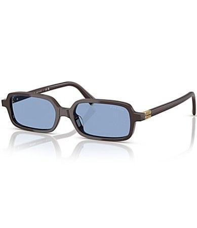 Miu Miu Womens MU 11ZSF 52mm Rectangle Sunglasses Product Image