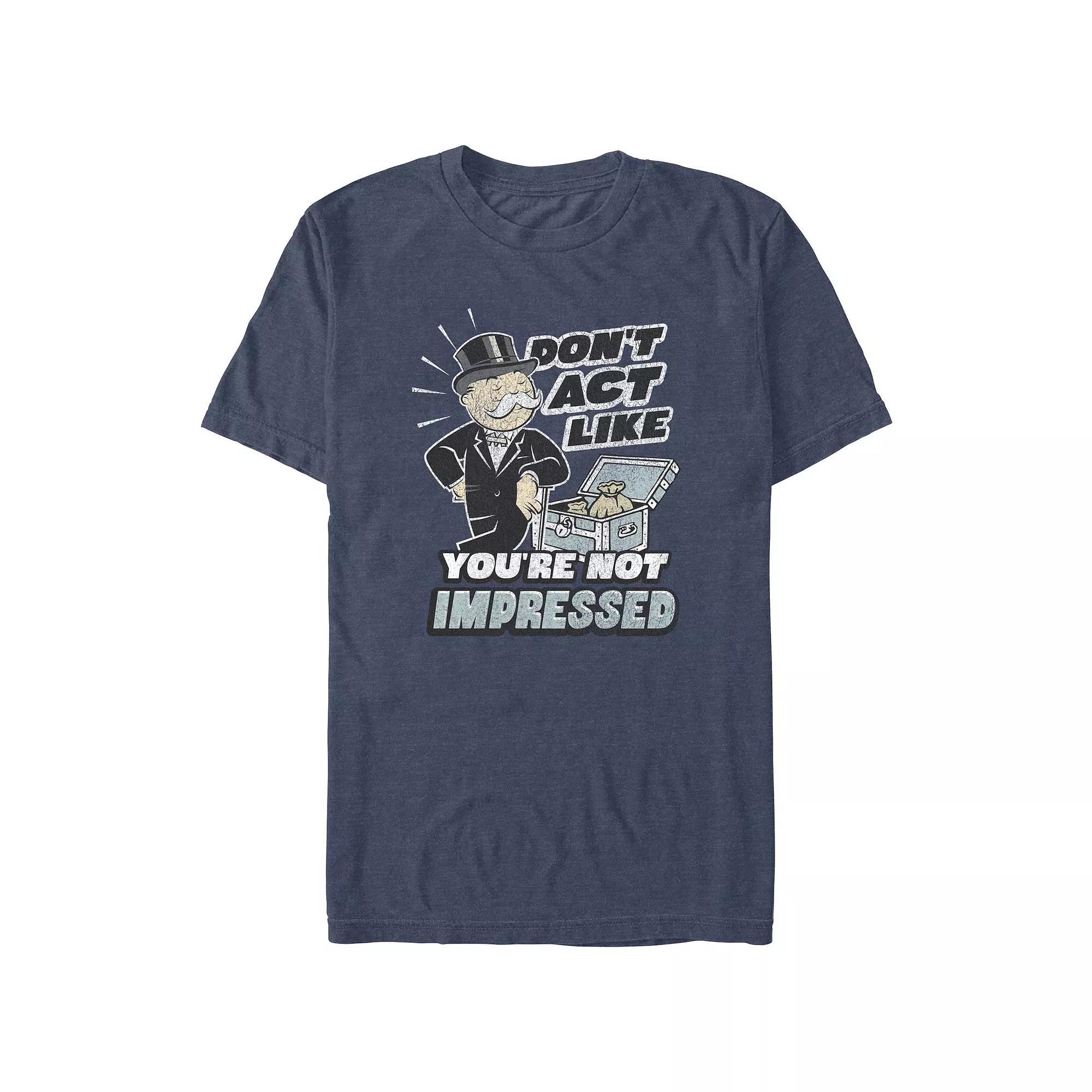 Men's Monopoly Don't Act Like You're Not Impressed Graphic Tee,  Product Image