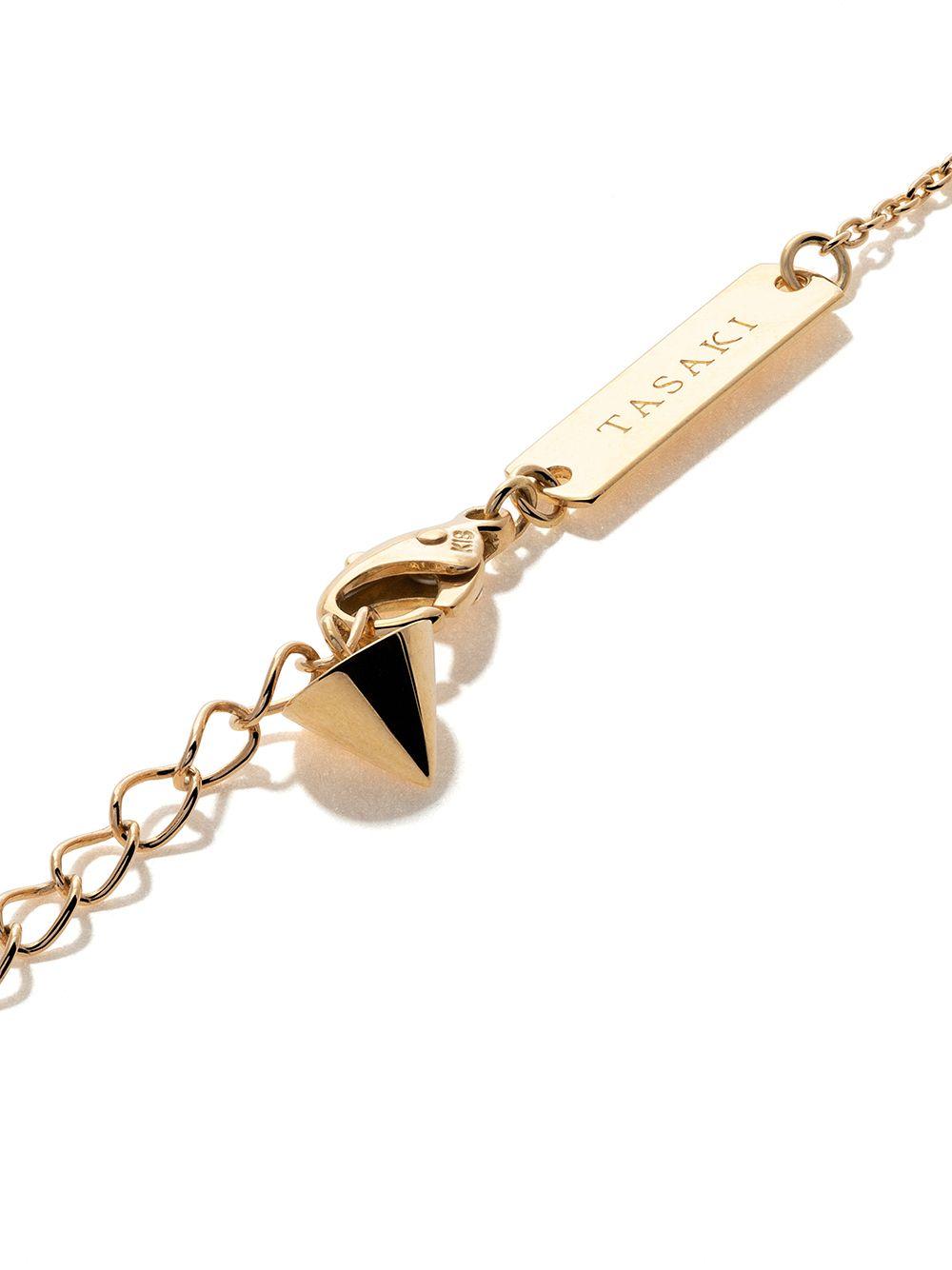 18kt yellow gold Collection Line petit Balance Solo Akoya pearl and diamond pendant Product Image