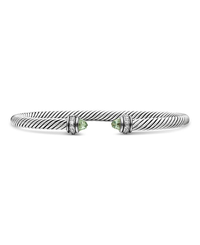 Womens Cable Classics Color Bracelet with Pav Diamonds Product Image